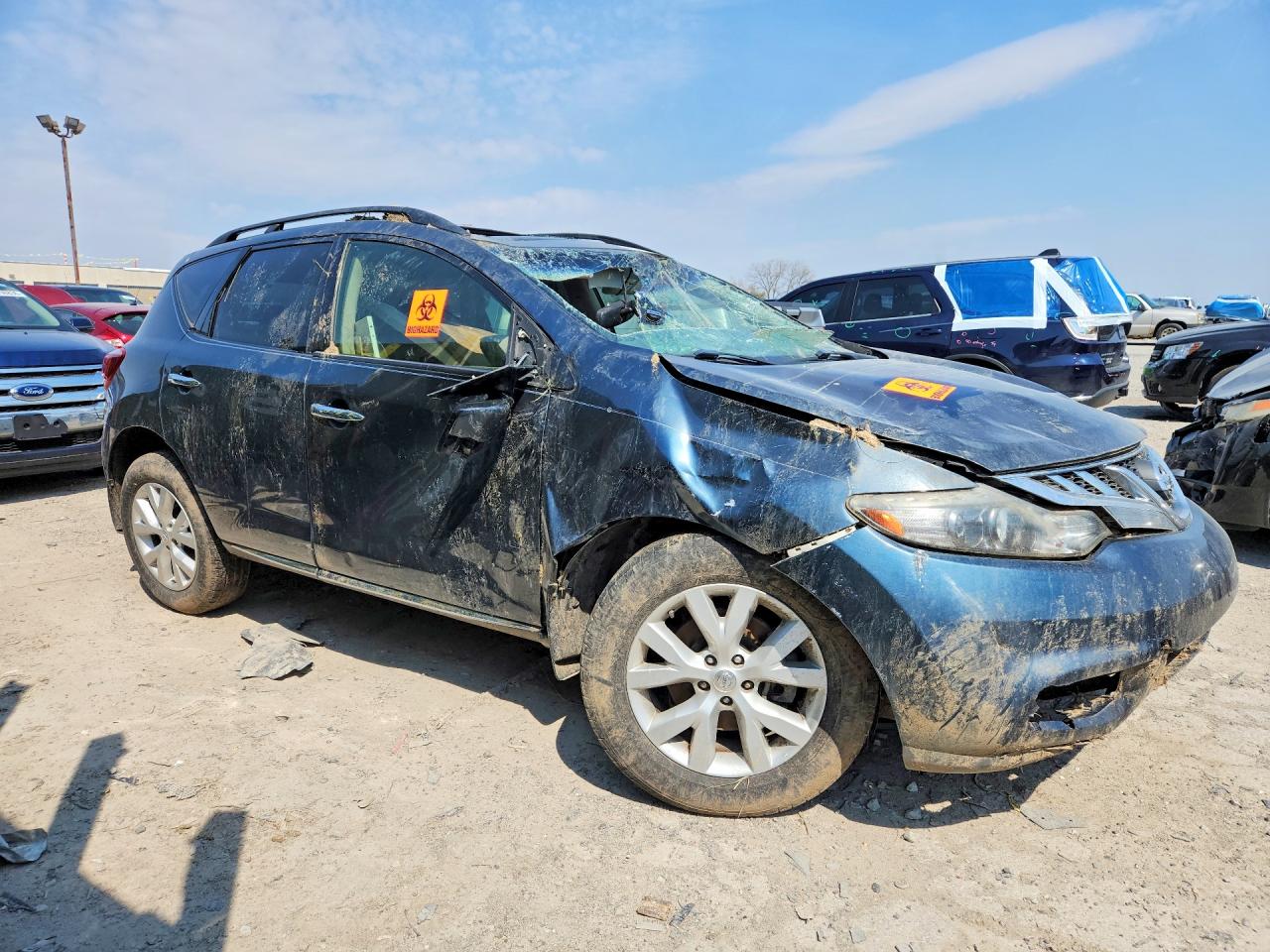 2012 Nissan Murano S Blue vin: JN8AZ1MUXCW118639