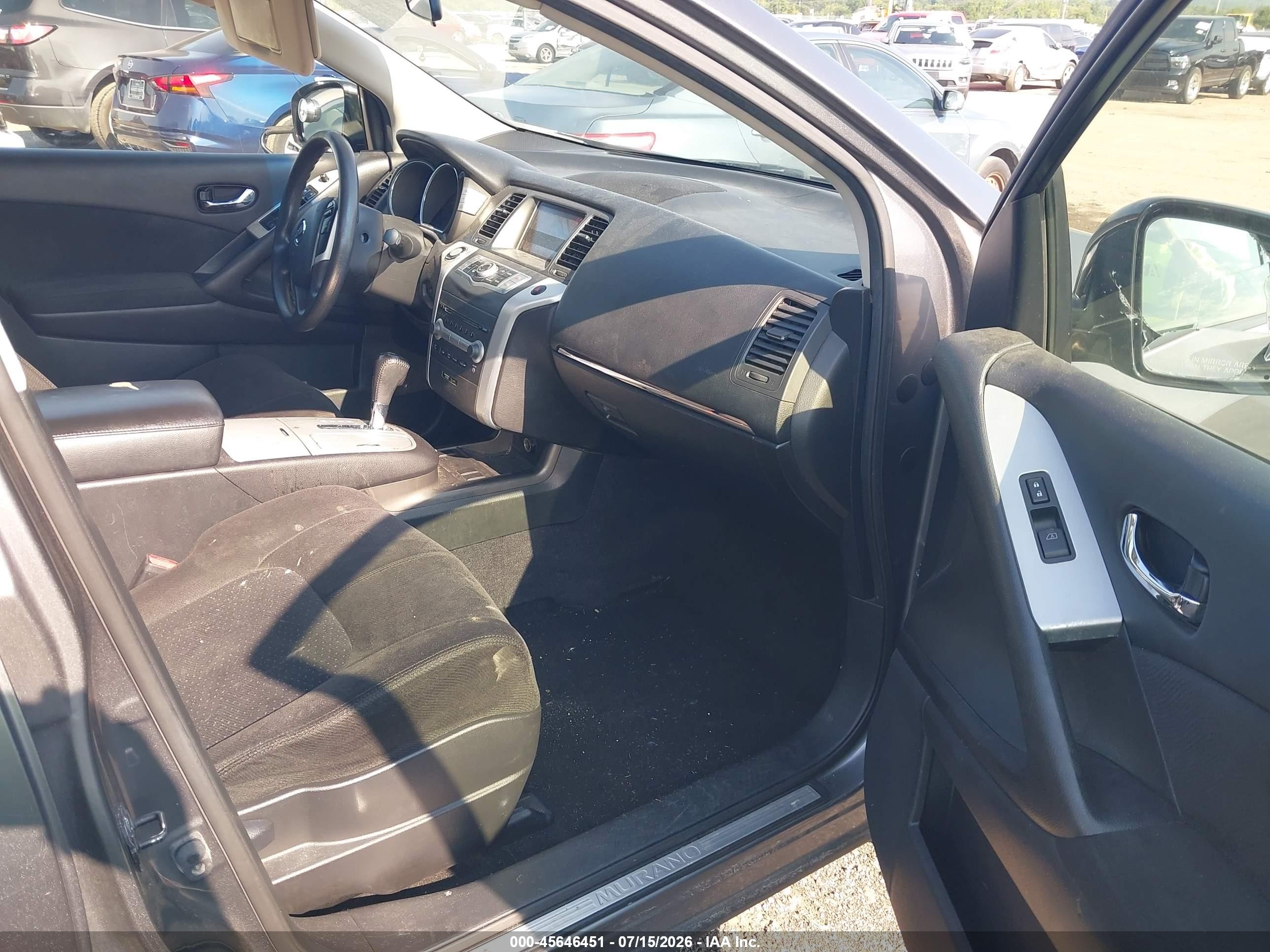 2013 Nissan Murano S Gray vin: JN8AZ1MUXDW208410
