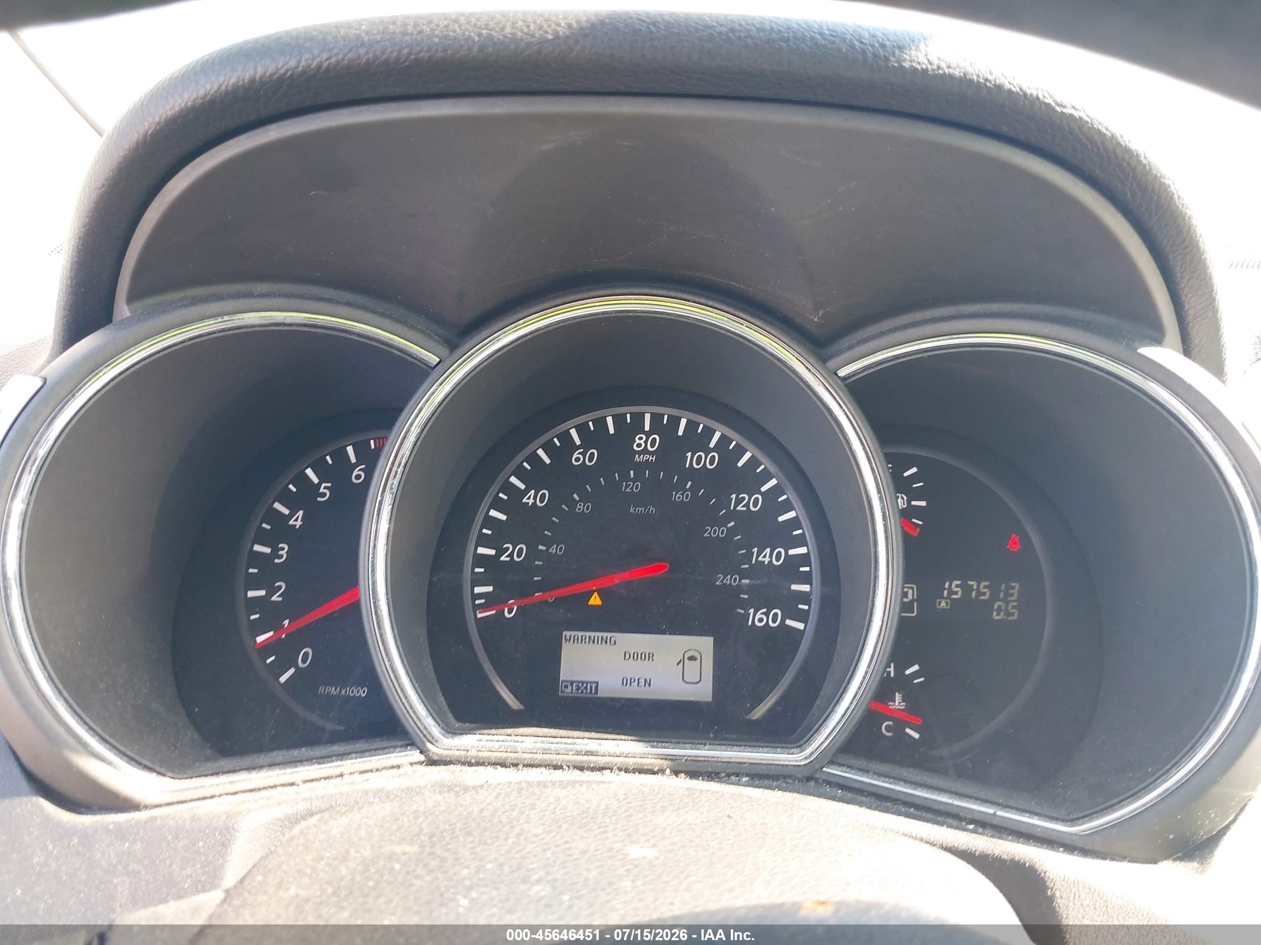 2013 Nissan Murano S Gray vin: JN8AZ1MUXDW208410