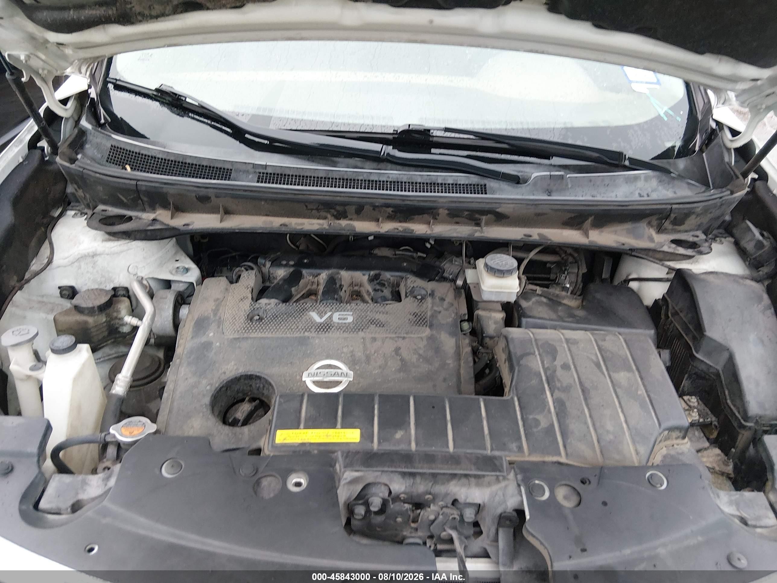 2013 Nissan Murano Le Белый vin: JN8AZ1MUXDW208990