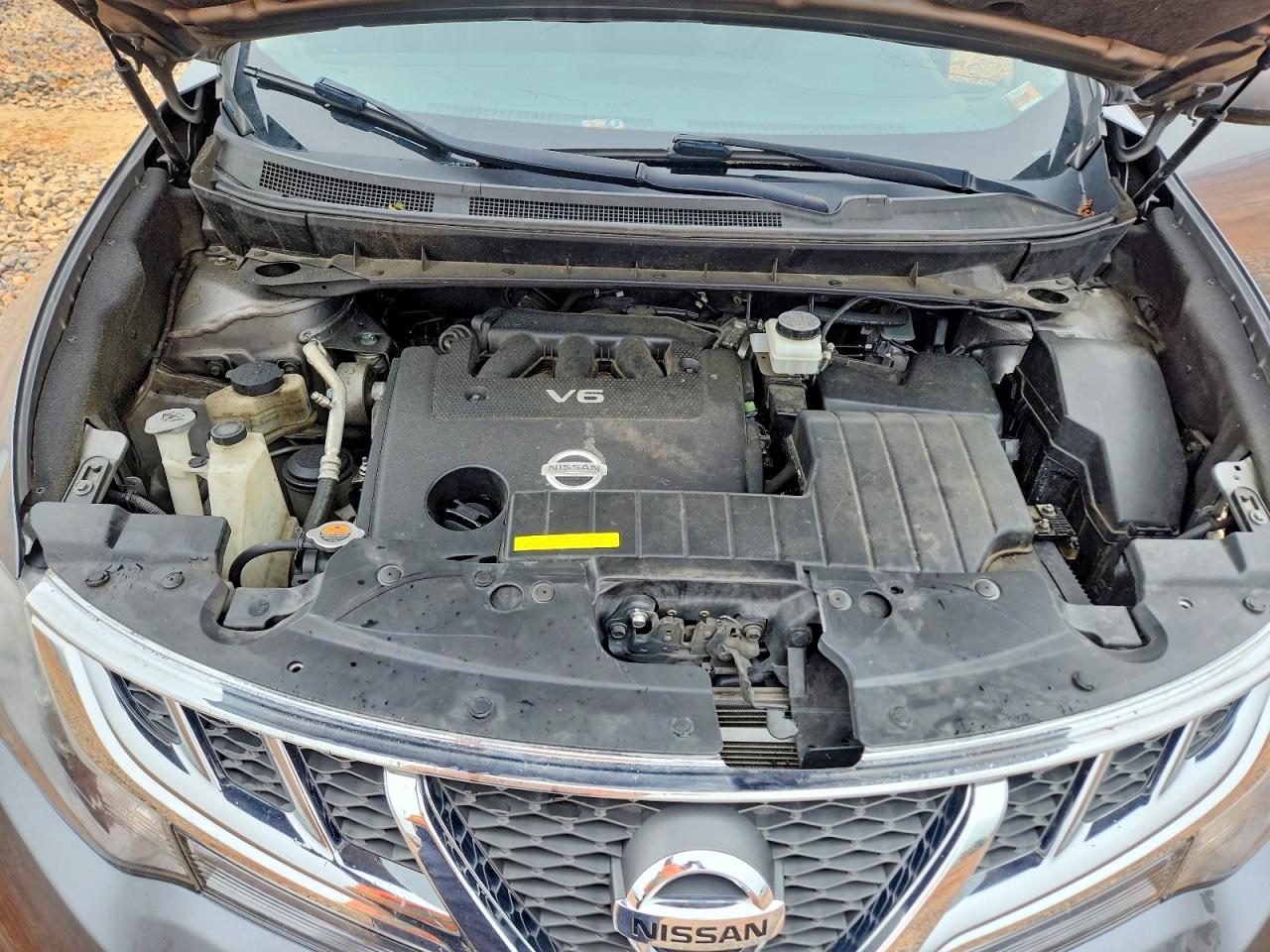 2013 Nissan Murano S Gray vin: JN8AZ1MUXDW213218