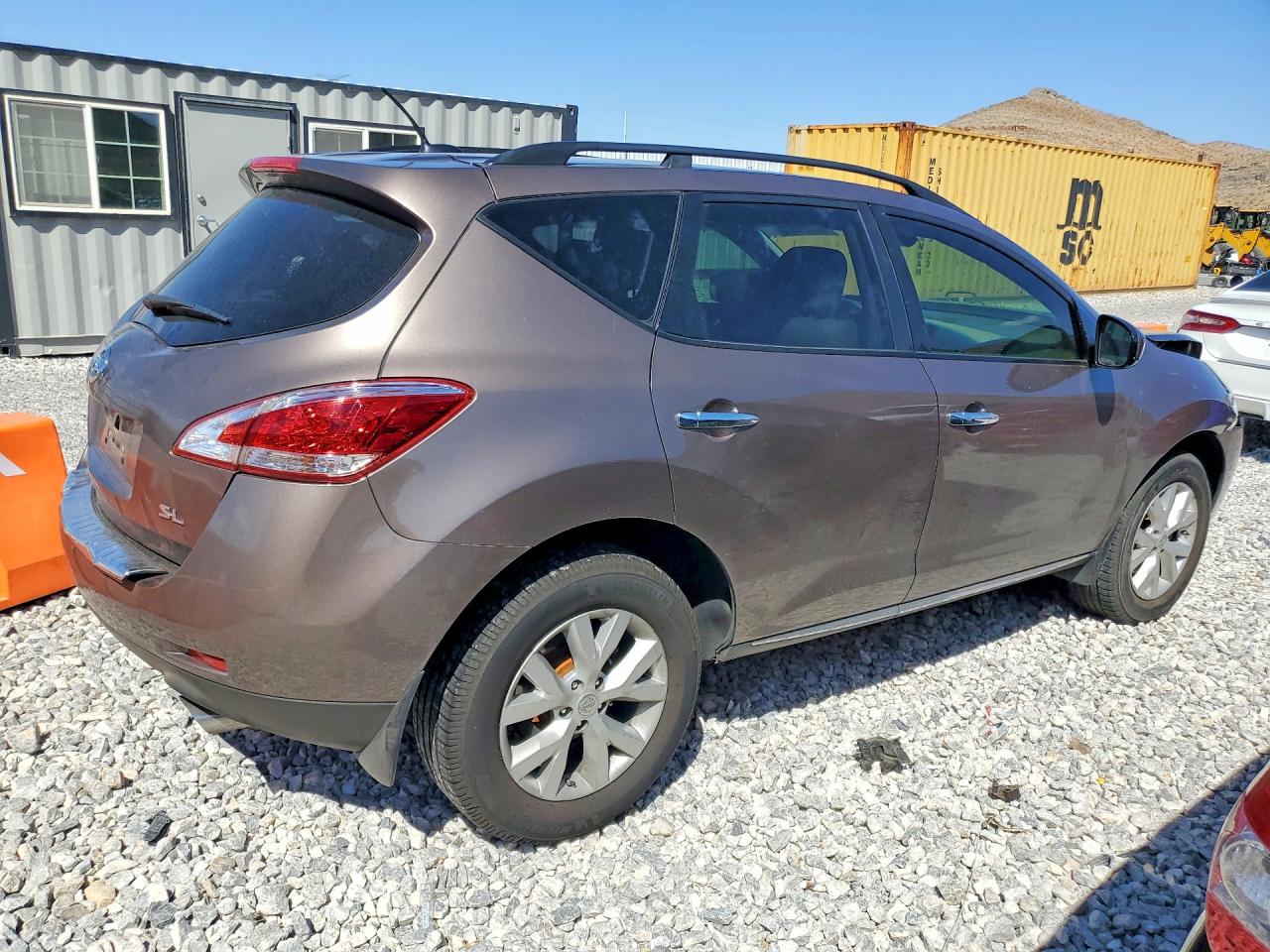 2014 Nissan Murano Sl Tan vin: JN8AZ1MUXEW400492