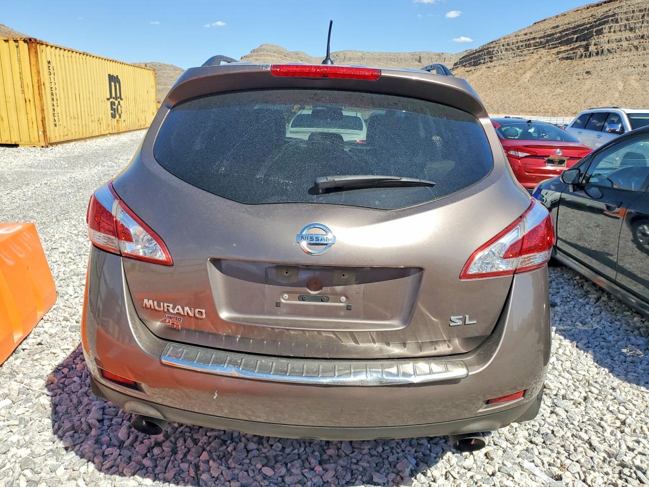 2014 Nissan Murano Sl Tan vin: JN8AZ1MUXEW400492