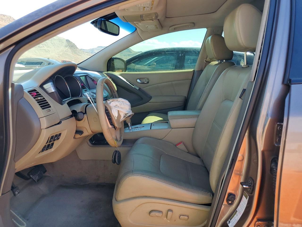 2014 Nissan Murano Sl Tan vin: JN8AZ1MUXEW400492