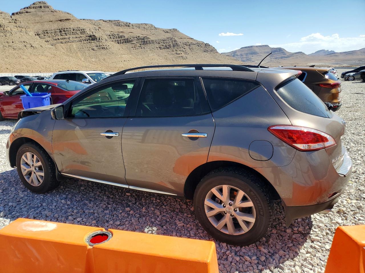 2014 Nissan Murano Sl Tan vin: JN8AZ1MUXEW400492
