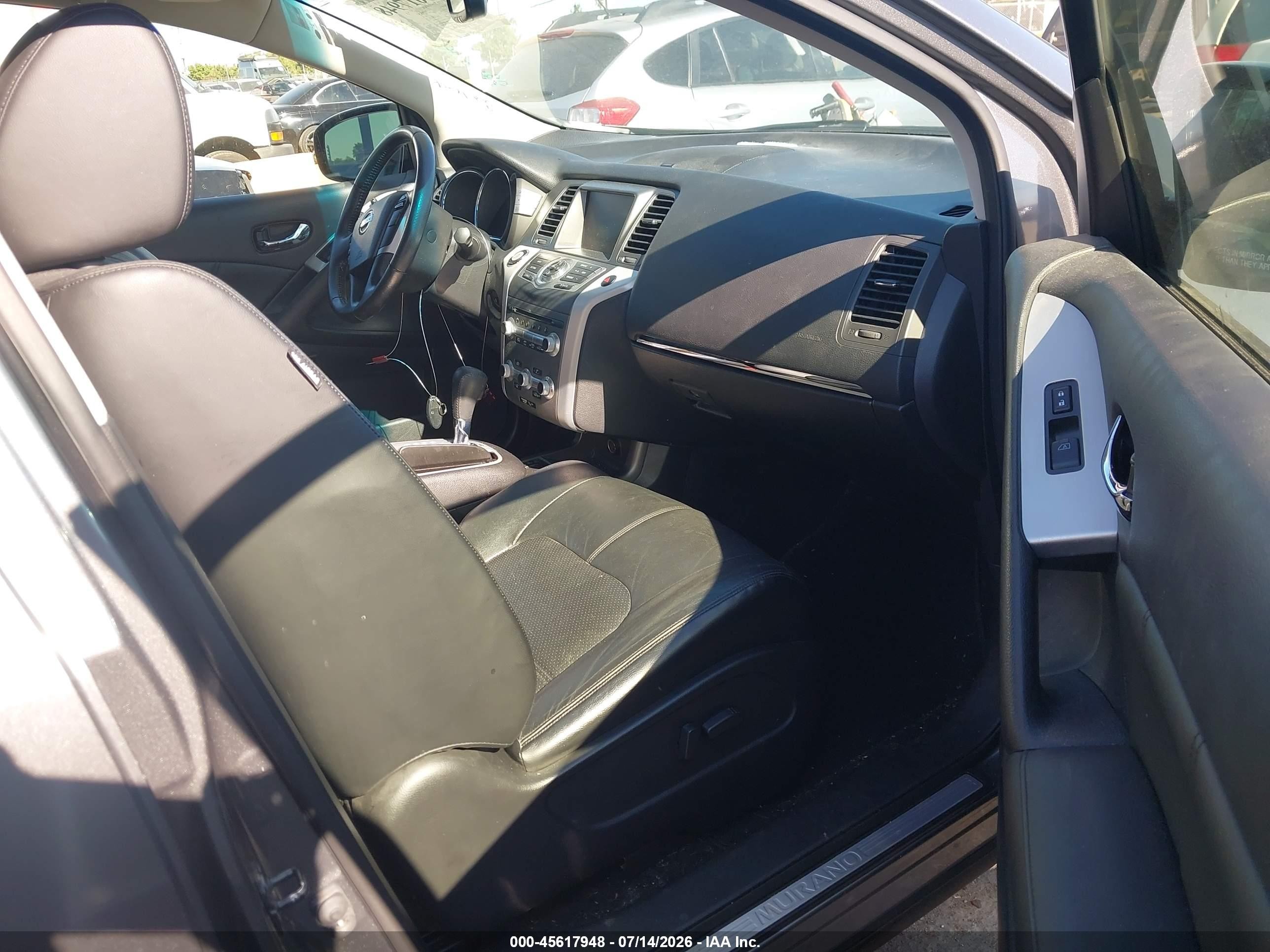 2014 Nissan Murano Sl Серый vin: JN8AZ1MUXEW403120