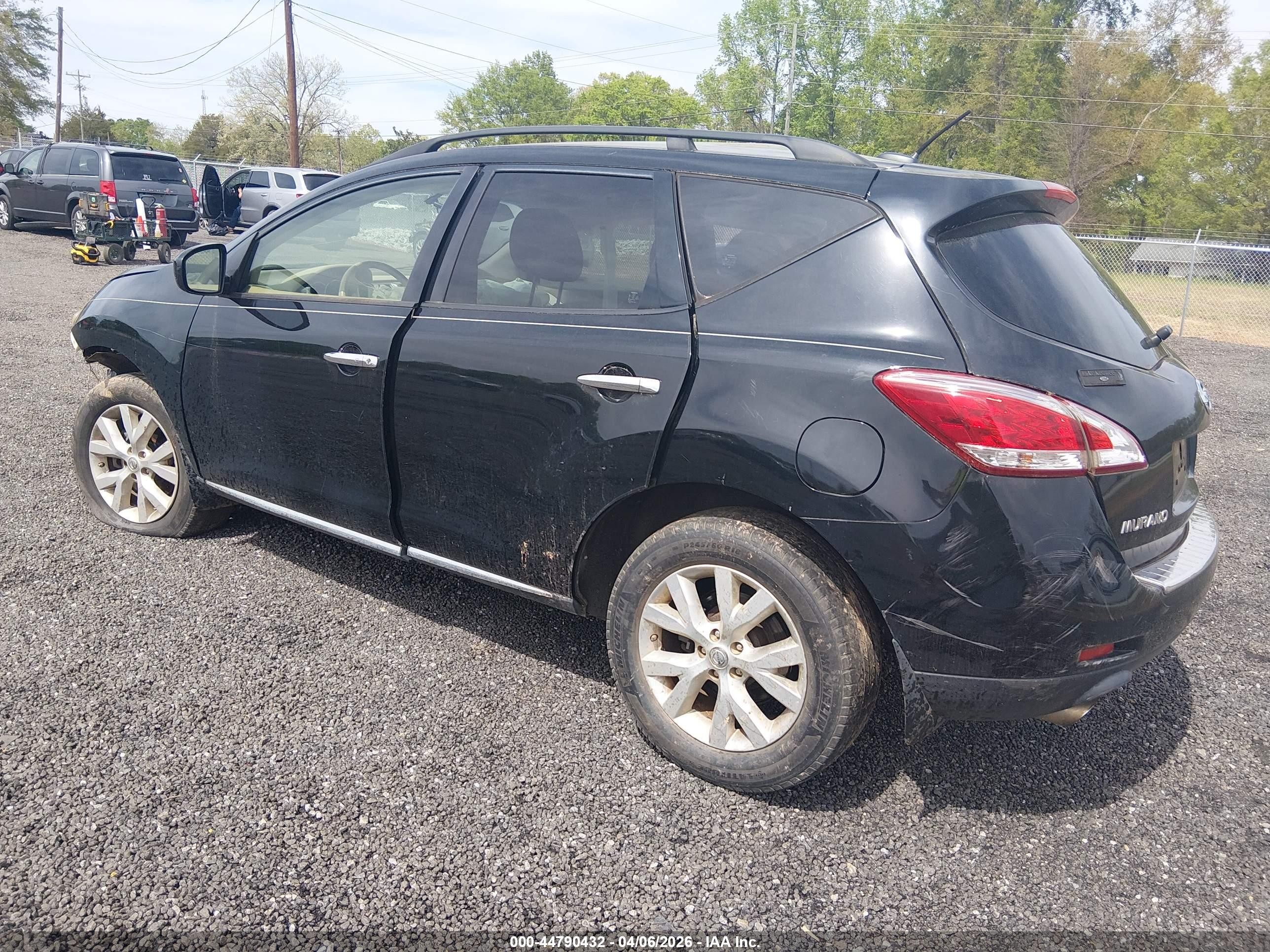 2014 Nissan Murano Sv Черный vin: JN8AZ1MUXEW407944