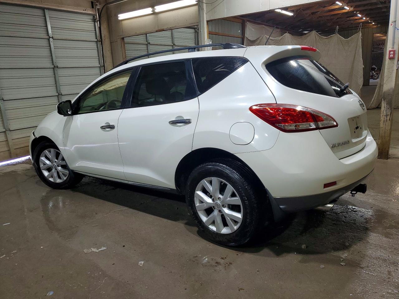 2014 Nissan Murano Sl White vin: JN8AZ1MUXEW410259