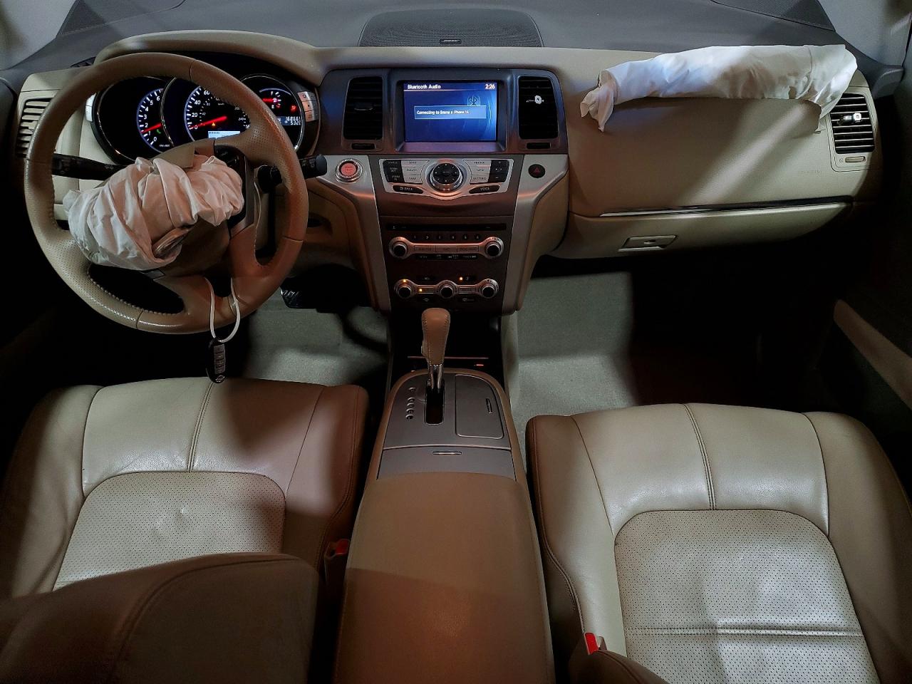 2014 Nissan Murano Sl White vin: JN8AZ1MUXEW410259