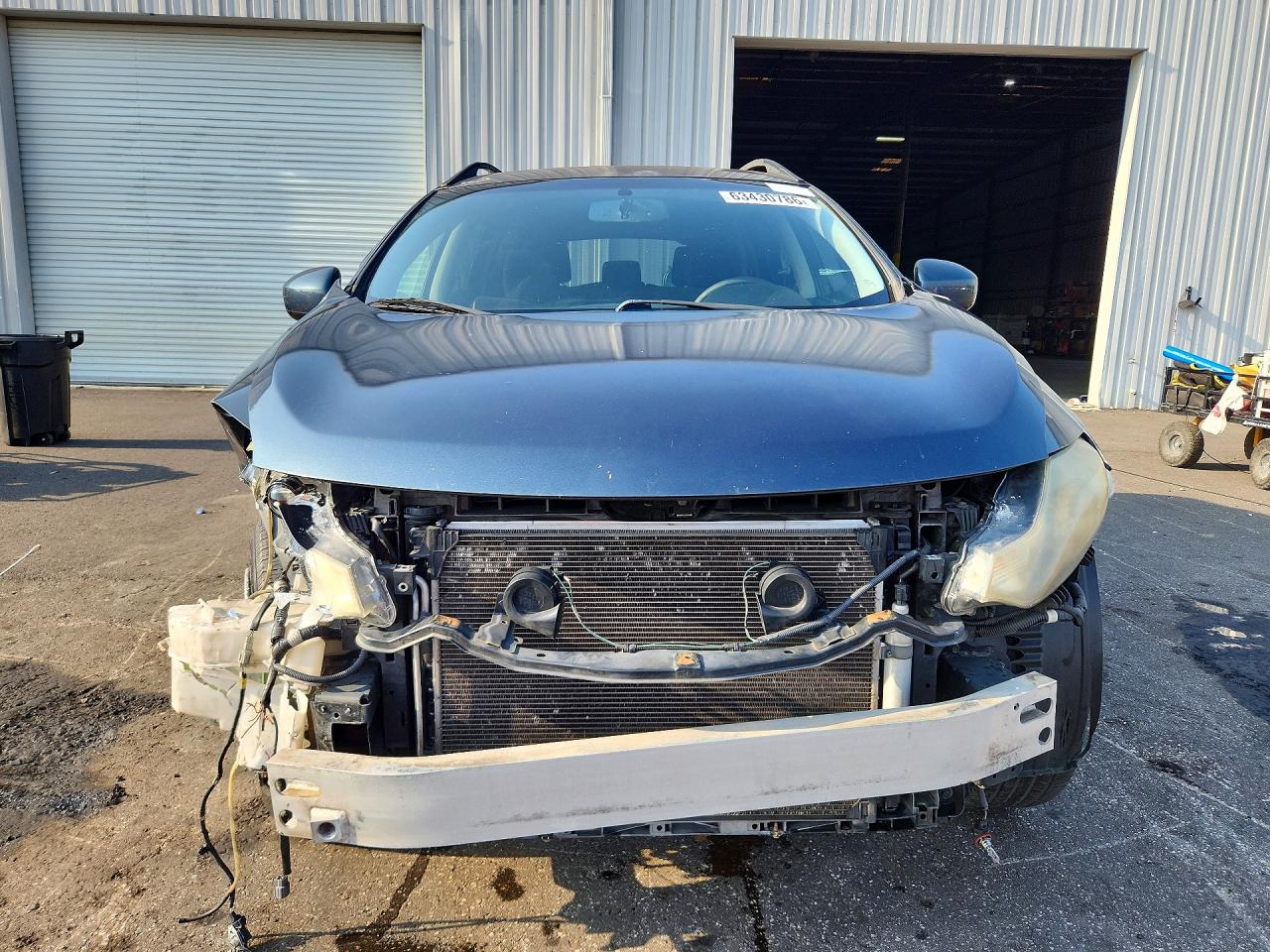 2014 Nissan Murano Sv Blue vin: JN8AZ1MUXEW421052