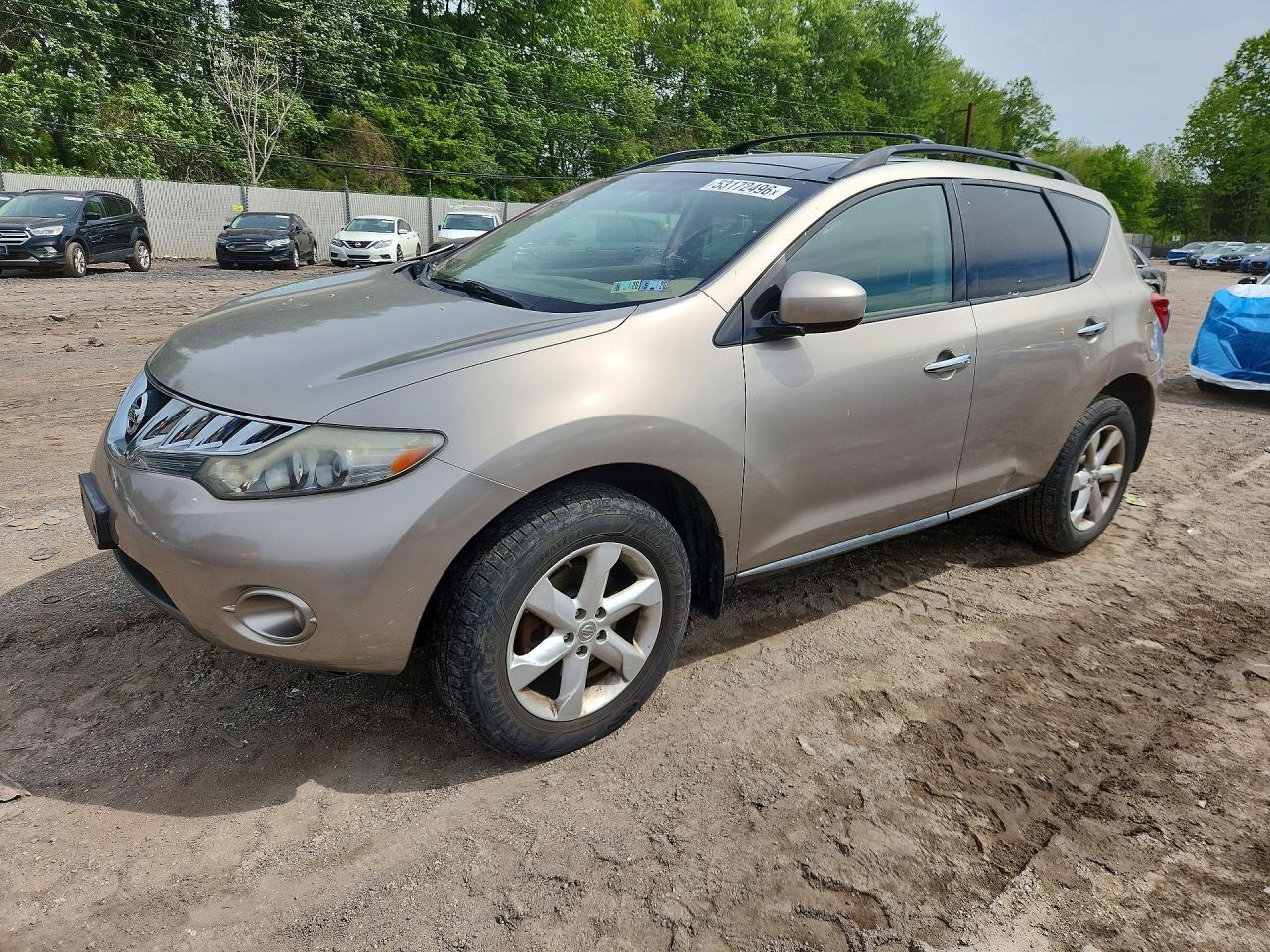 2010 Nissan Murano S Beige vin: JN8AZ1MW0AW111536