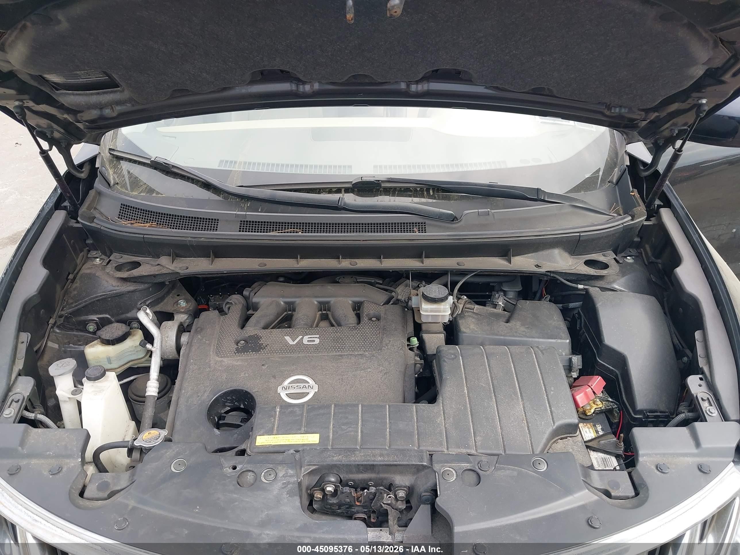2010 Nissan Murano S Black vin: JN8AZ1MW0AW126103