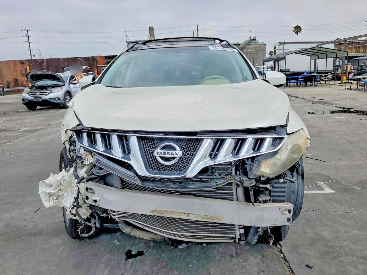 2010 Nissan Murano S White vin: JN8AZ1MW0AW126697