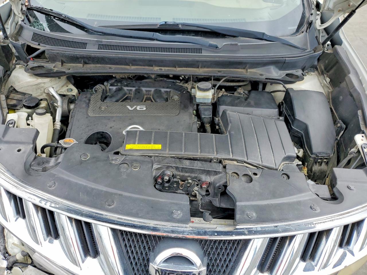 2010 Nissan Murano S White vin: JN8AZ1MW0AW126697