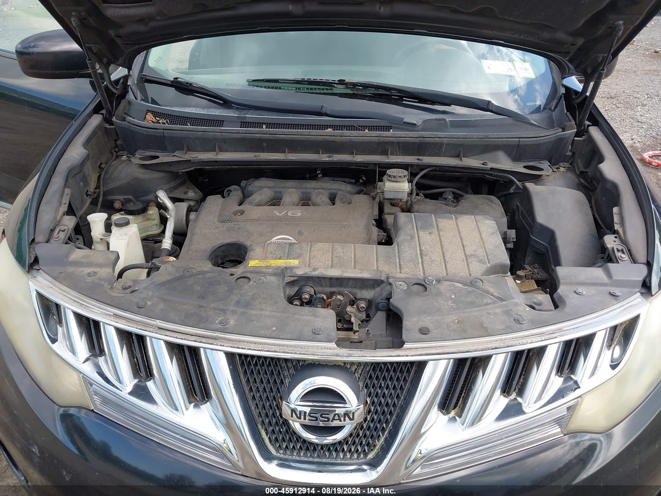 2010 Nissan Murano S Черный vin: JN8AZ1MW0AW128028