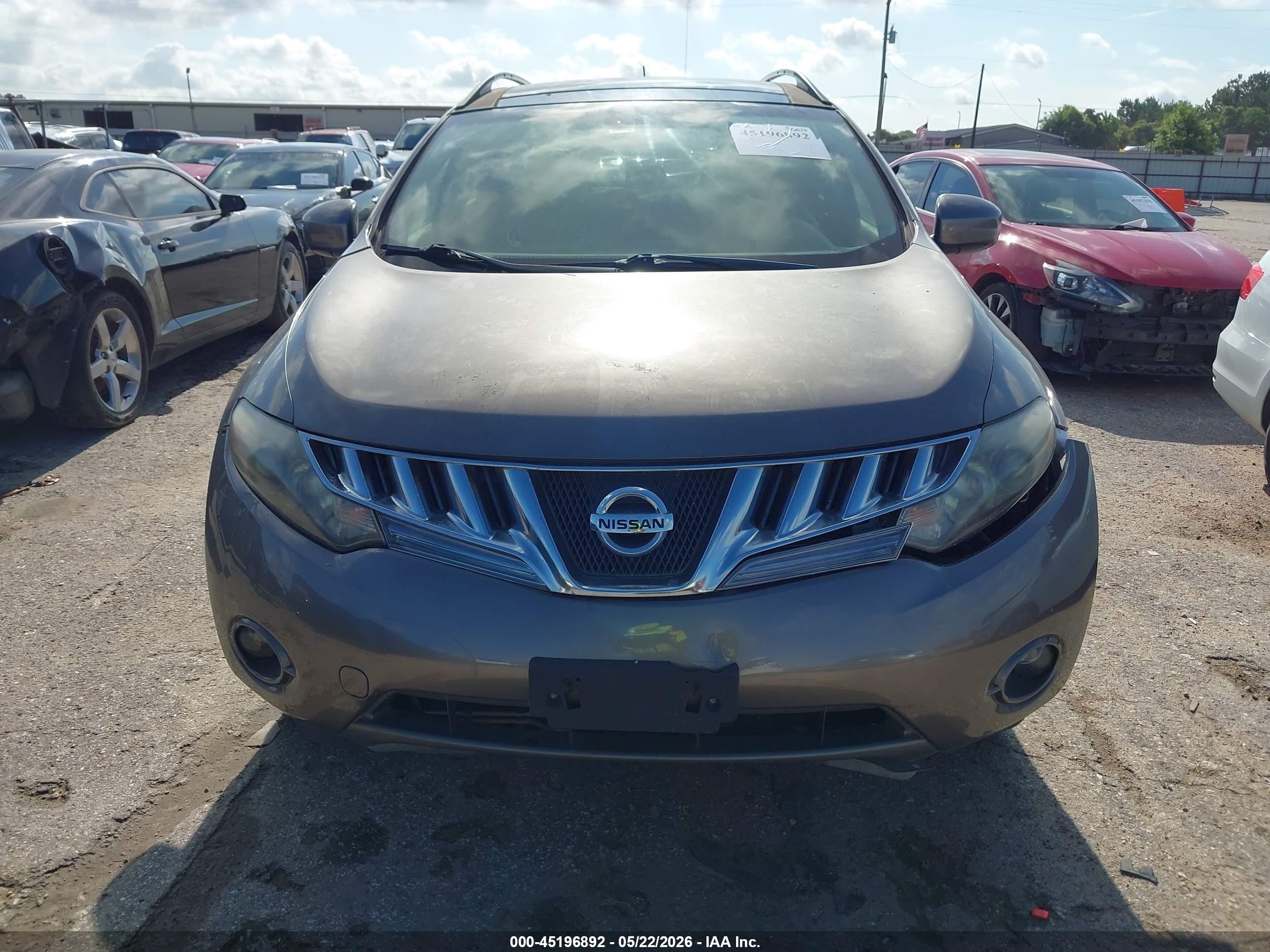 2010 Nissan Murano Le Dark Brown vin: JN8AZ1MW0AW129258