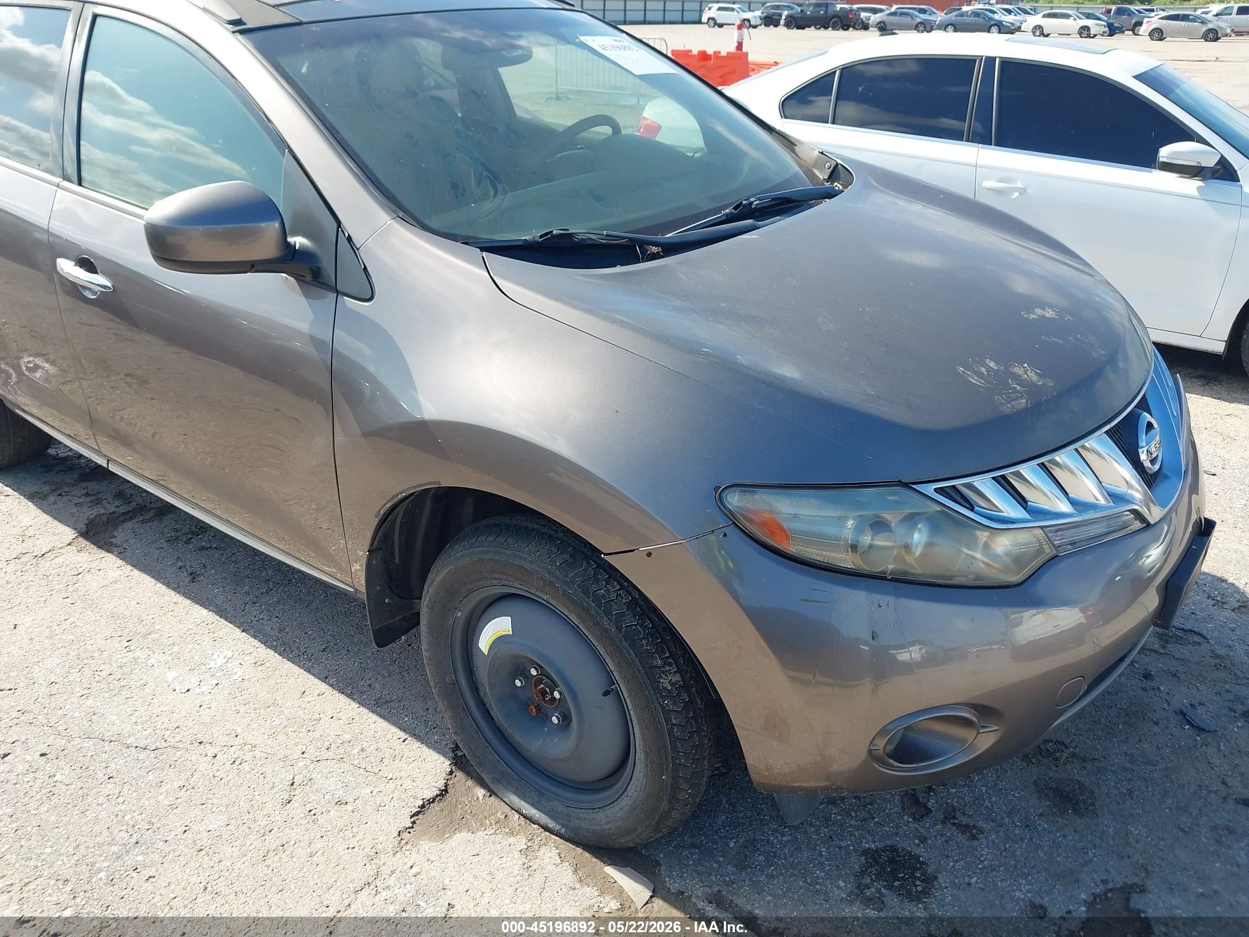 2010 Nissan Murano Le Dark Brown vin: JN8AZ1MW0AW129258