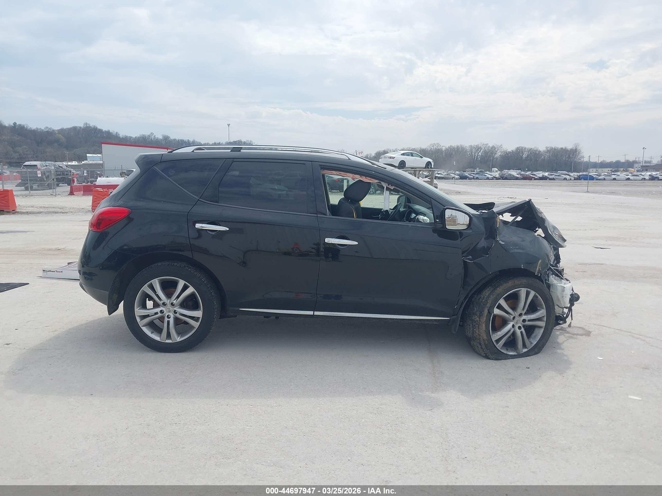 2010 Nissan Murano Le Черный vin: JN8AZ1MW0AW138719