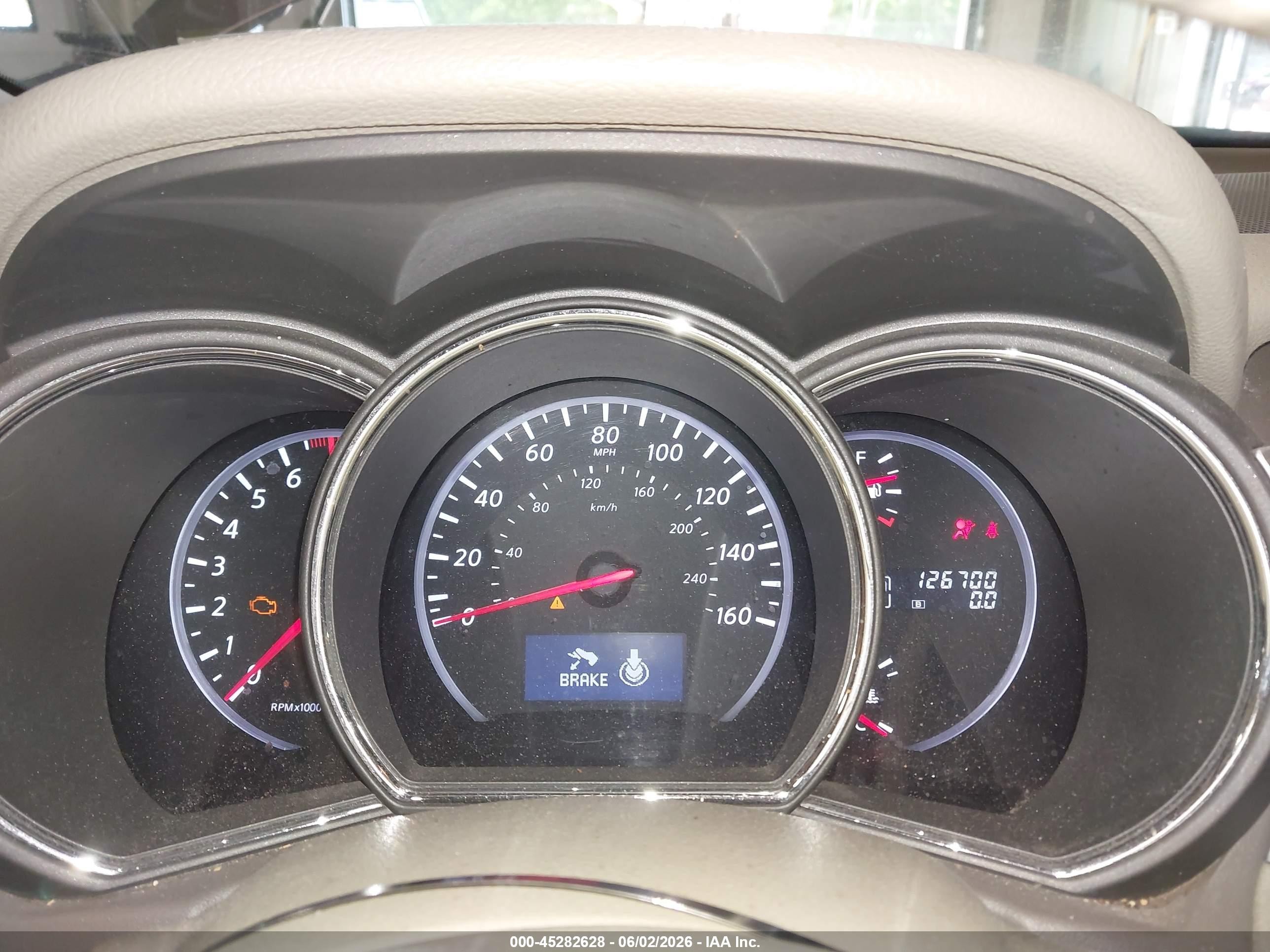 2011 Nissan Murano Sl Brown vin: JN8AZ1MW0BW152136