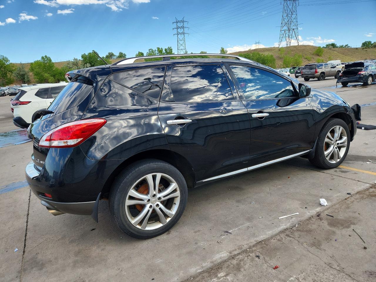 2011 Nissan Murano S/sl/le Black vin: JN8AZ1MW0BW181703
