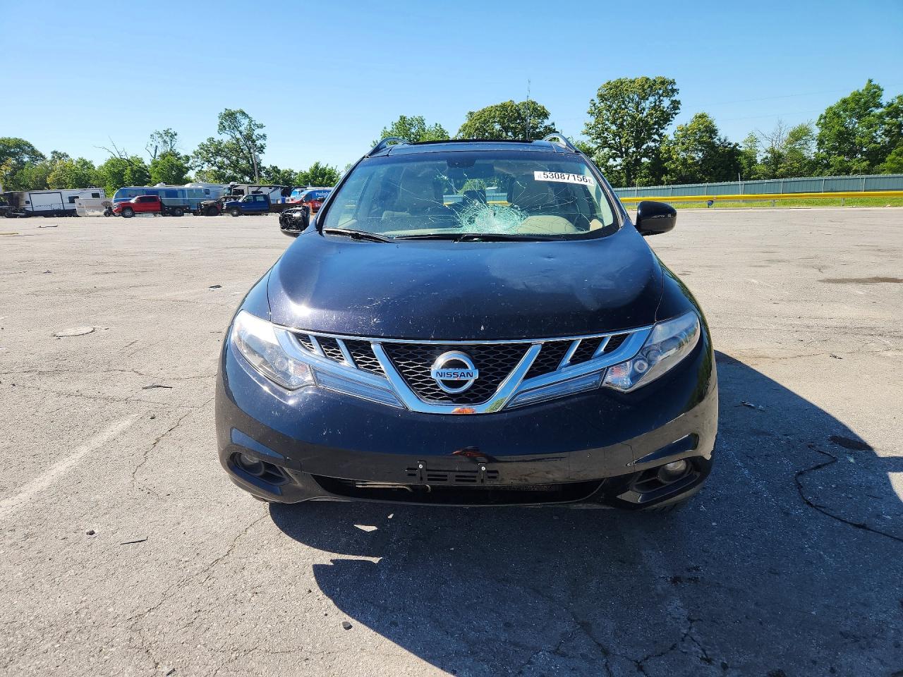 2012 Nissan Murano S Black vin: JN8AZ1MW0CW218248
