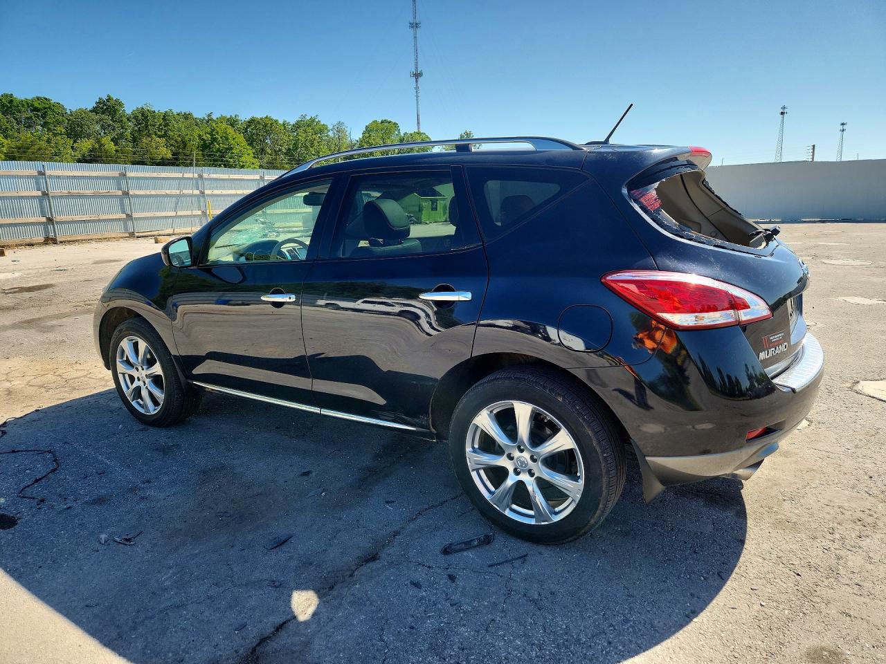 2012 Nissan Murano S Black vin: JN8AZ1MW0CW218248