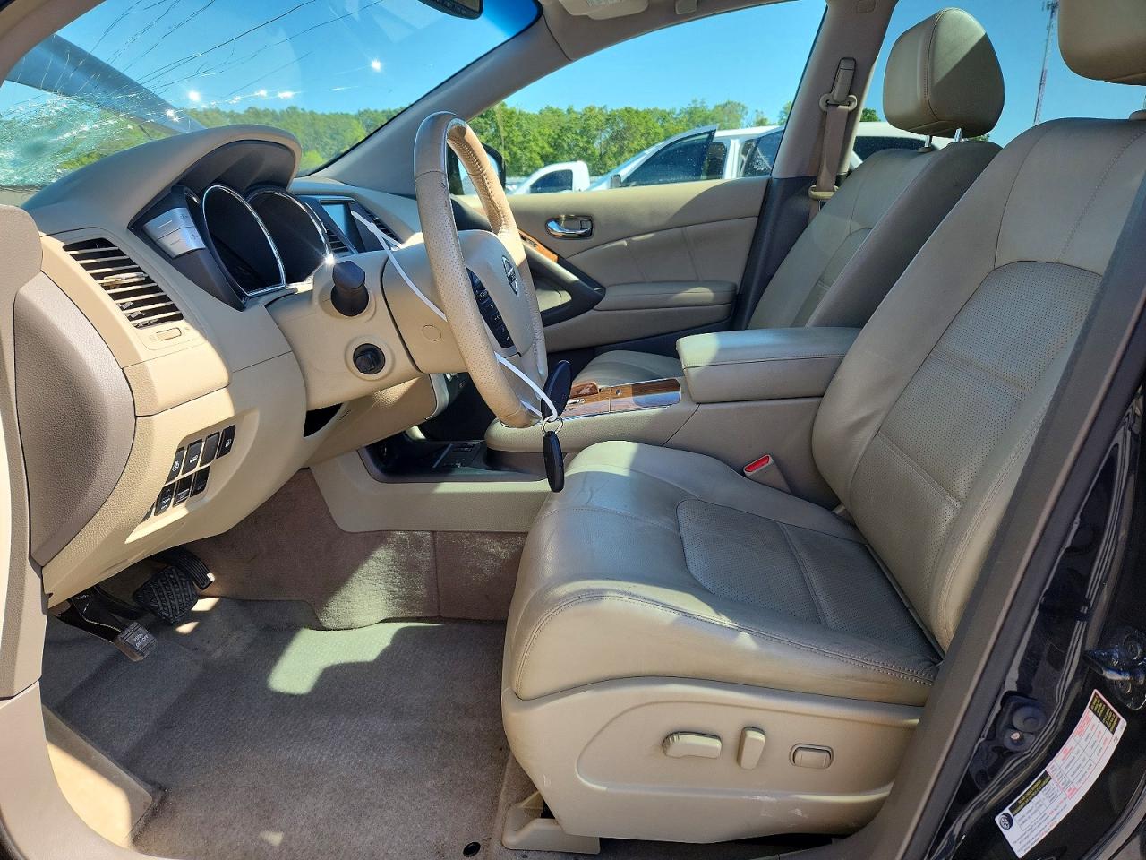 2012 Nissan Murano S Black vin: JN8AZ1MW0CW218248