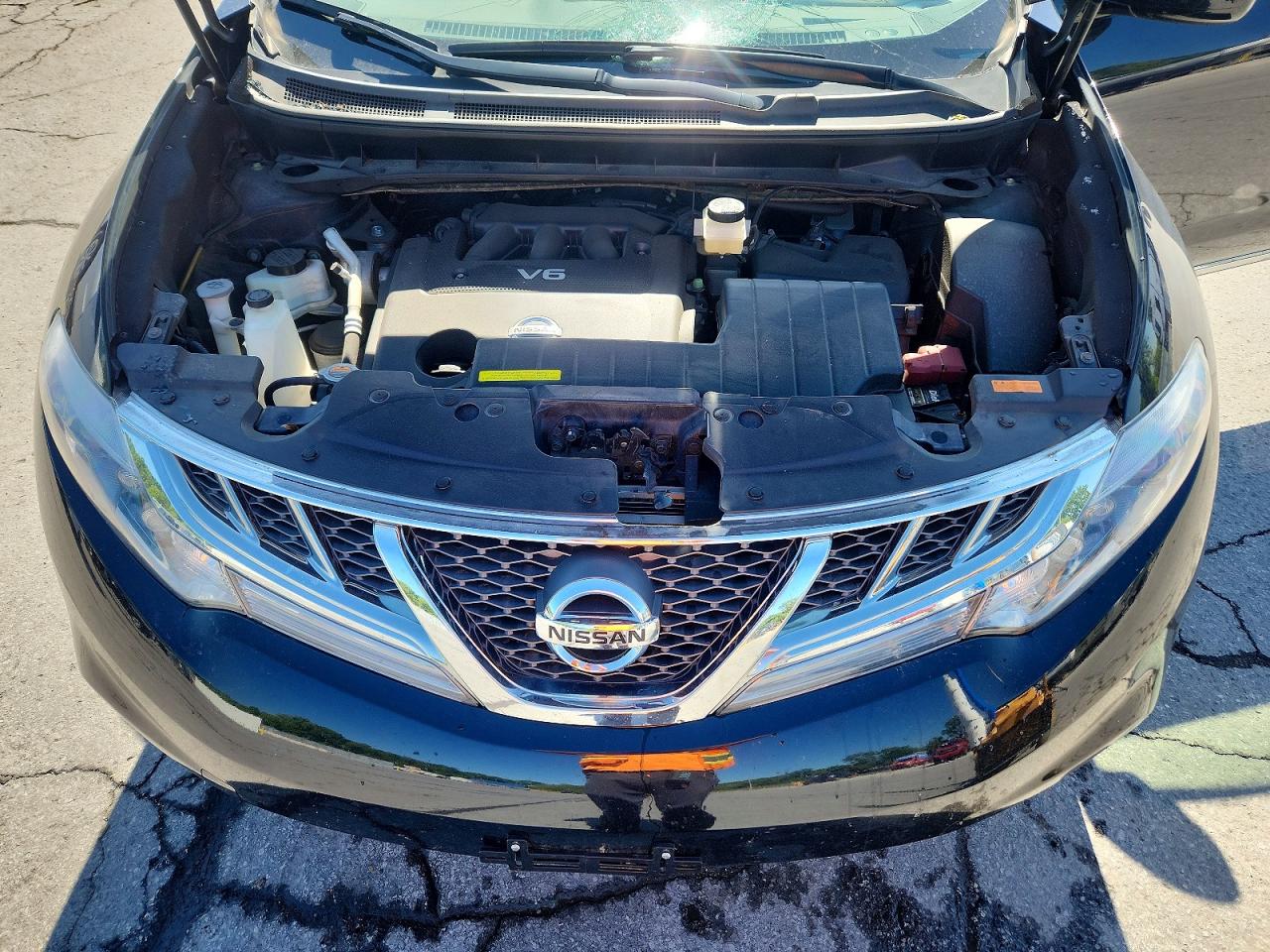2012 Nissan Murano S Black vin: JN8AZ1MW0CW218248