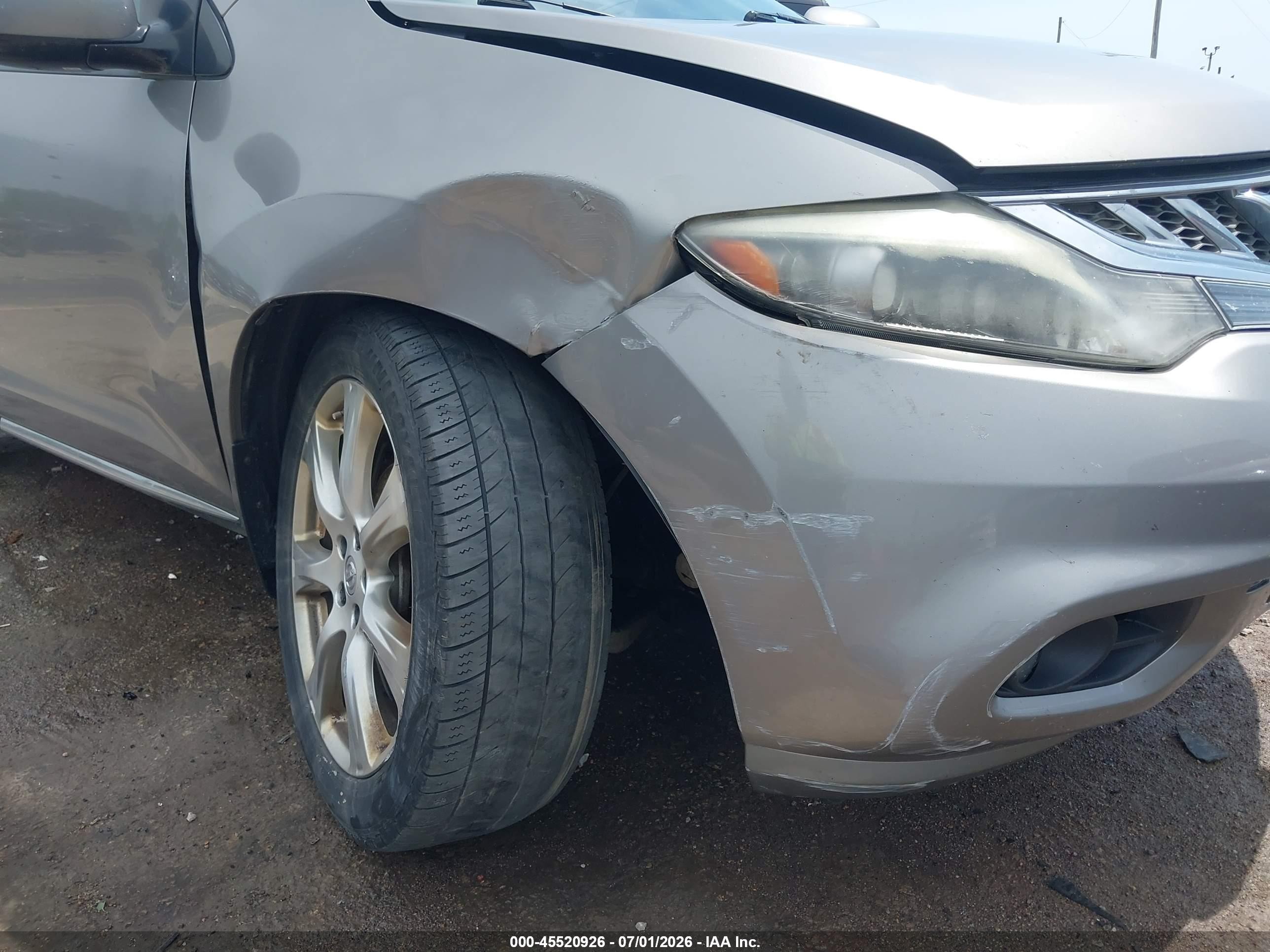 2012 Nissan Murano Le Gray vin: JN8AZ1MW0CW221568