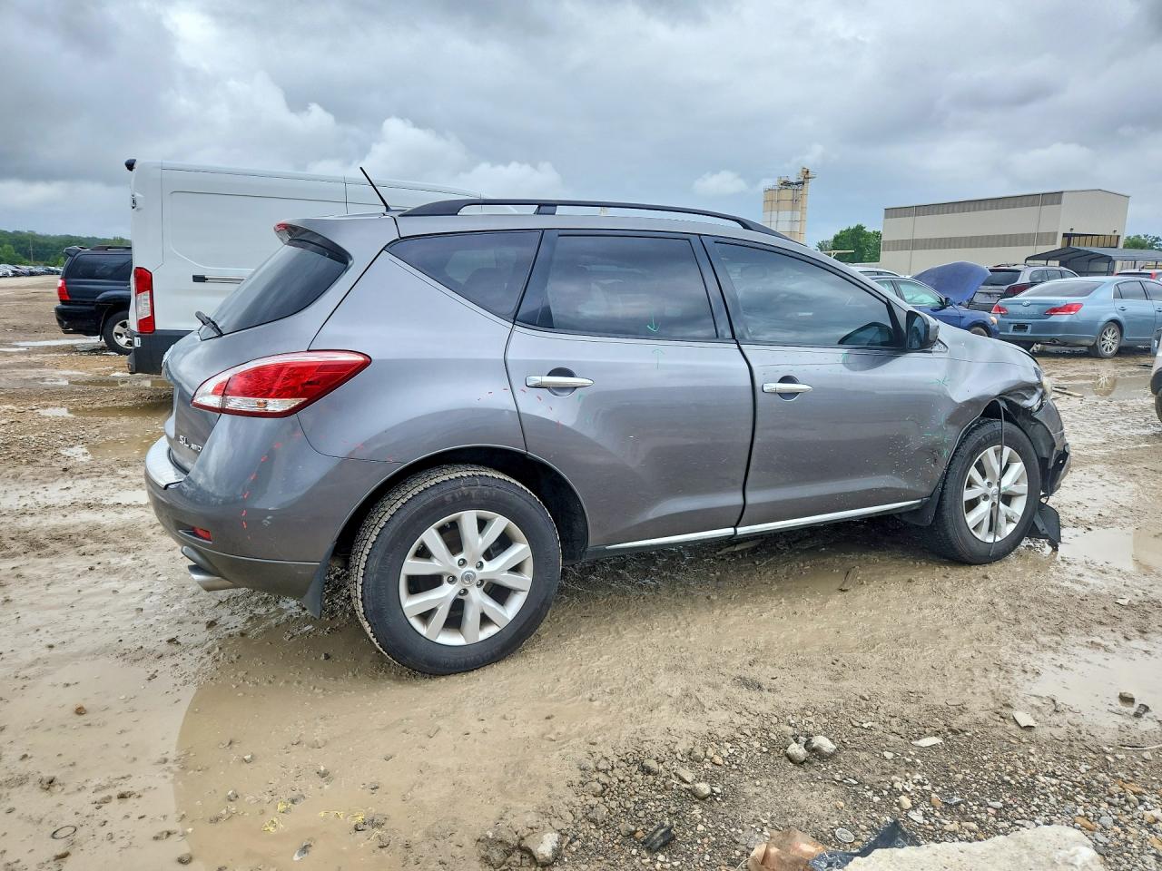 2013 Nissan Murano S Gray vin: JN8AZ1MW0DW301194