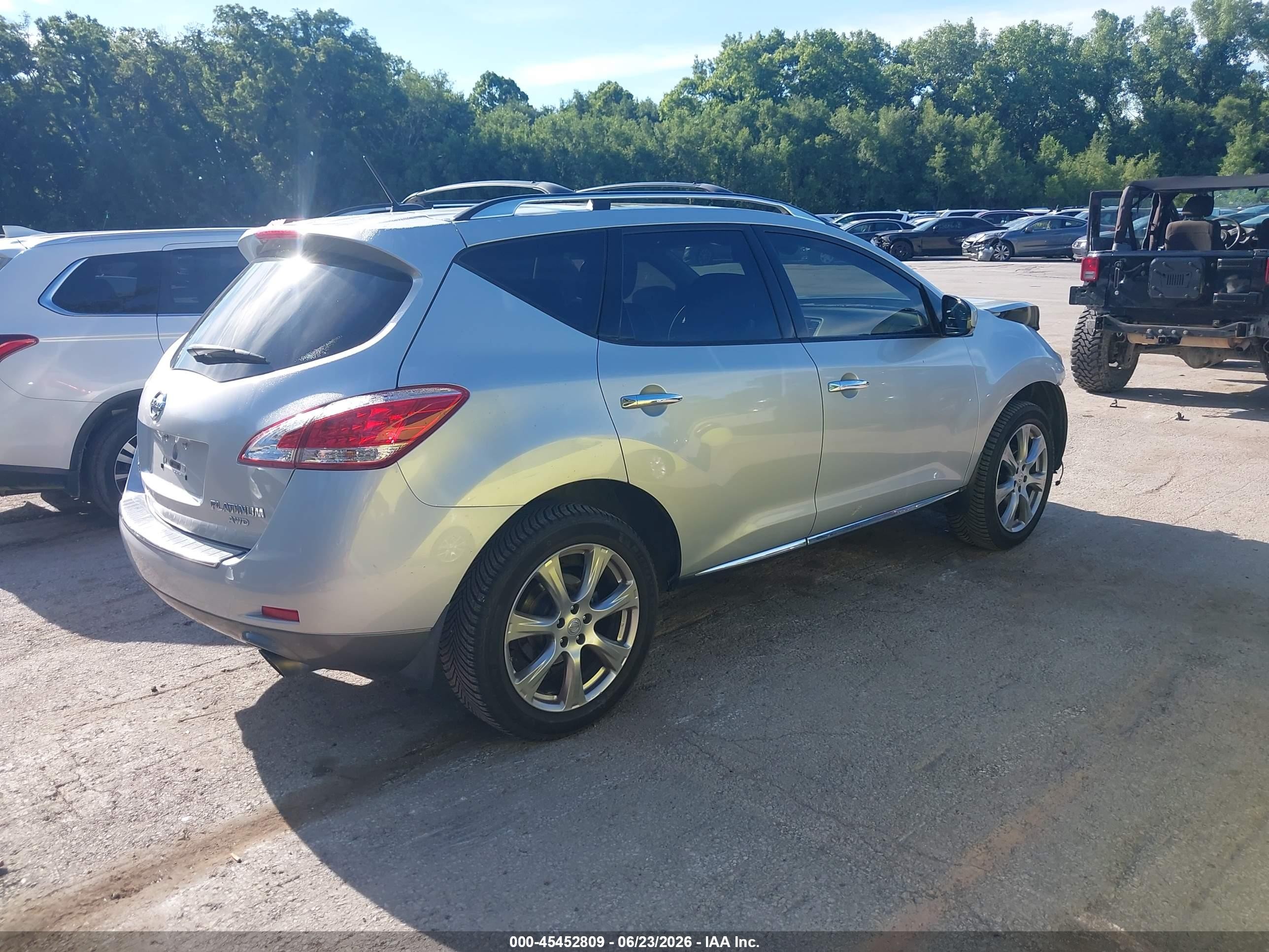 2013 Nissan Murano Le Gray vin: JN8AZ1MW0DW323034