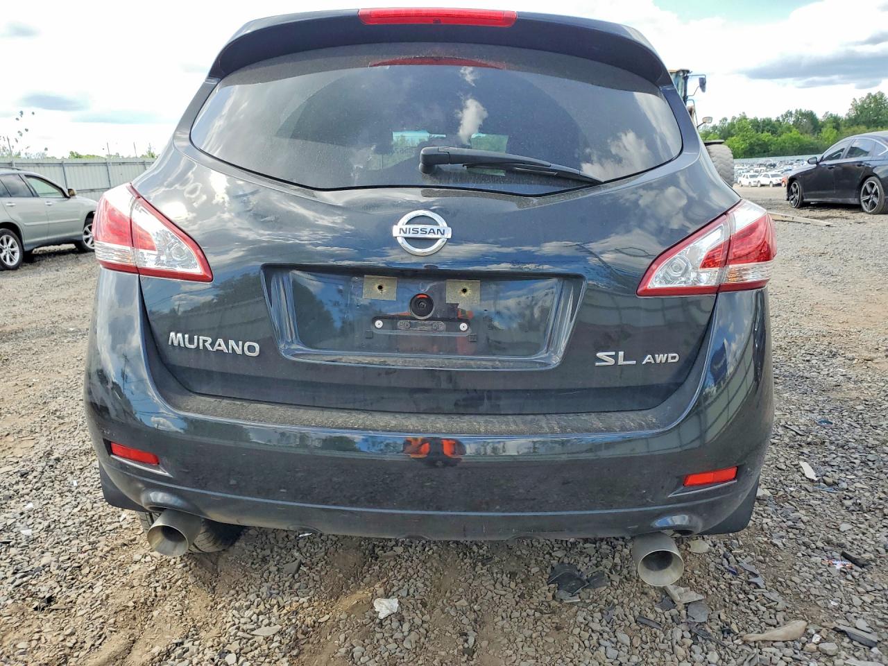 2014 Nissan Murano Sl Черный vin: JN8AZ1MW0EW504071