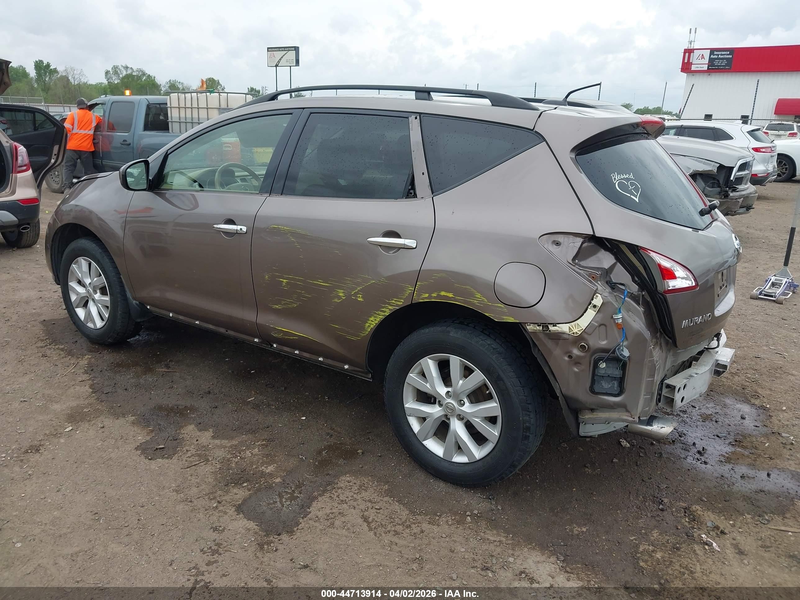 2014 Nissan Murano Sl Gold vin: JN8AZ1MW0EW511778