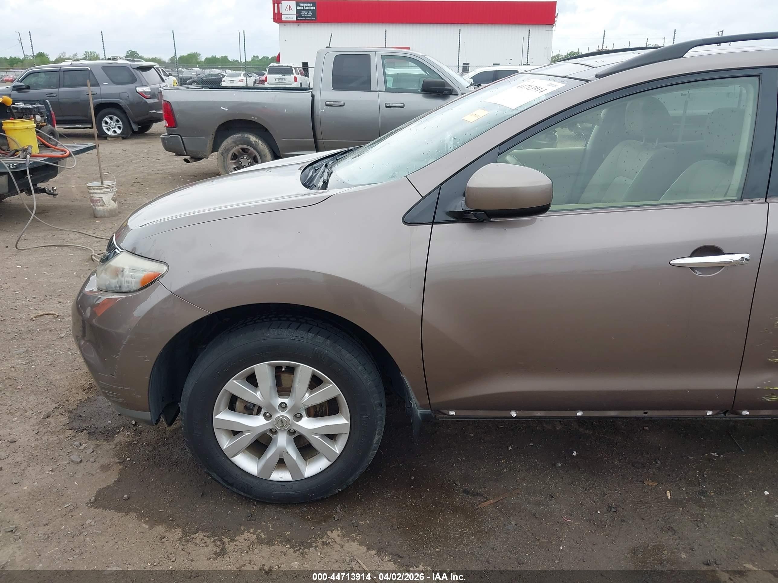 2014 Nissan Murano Sl Gold vin: JN8AZ1MW0EW511778