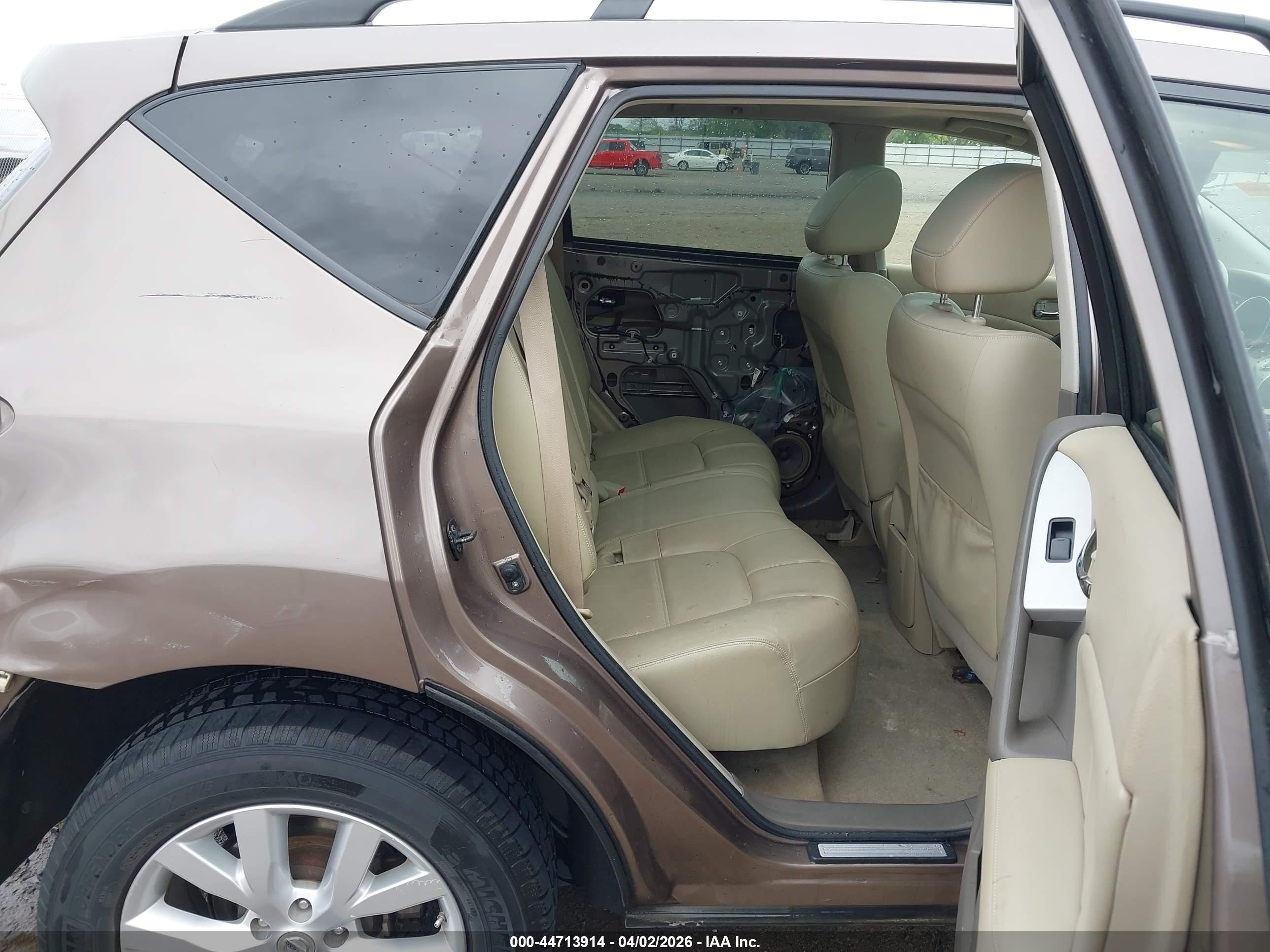 2014 Nissan Murano Sl Gold vin: JN8AZ1MW0EW511778