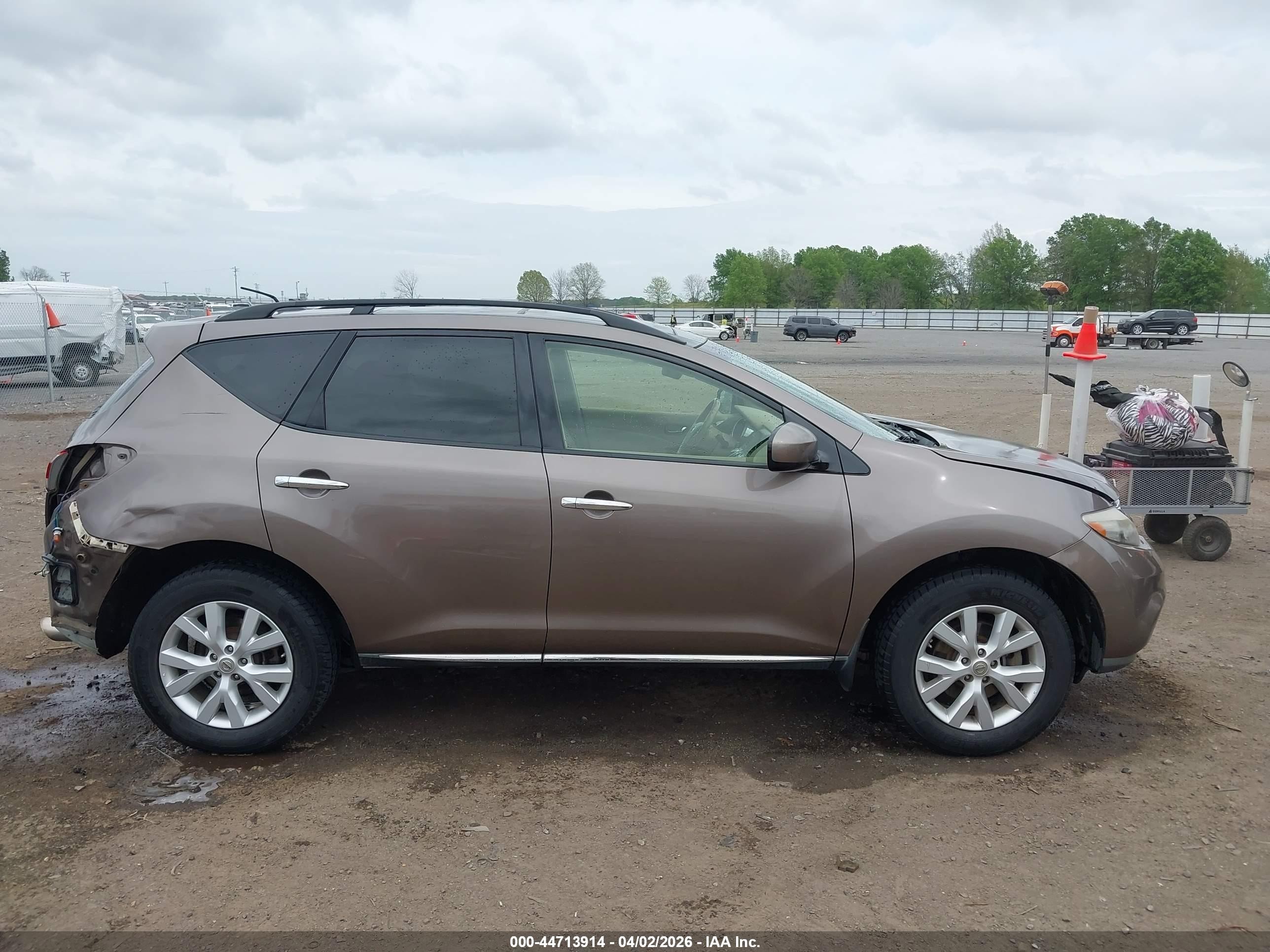 2014 Nissan Murano Sl Gold vin: JN8AZ1MW0EW511778