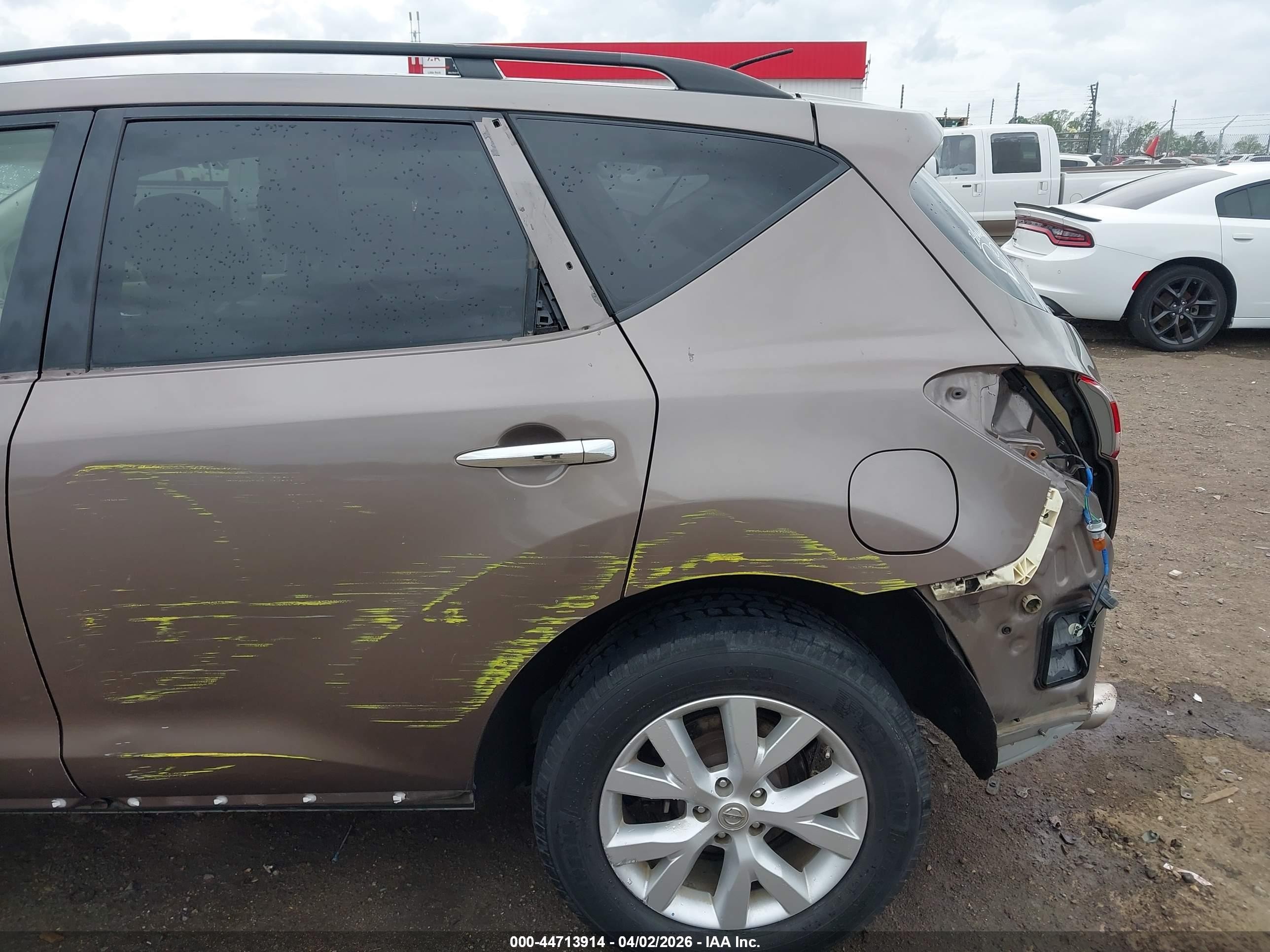2014 Nissan Murano Sl Gold vin: JN8AZ1MW0EW511778
