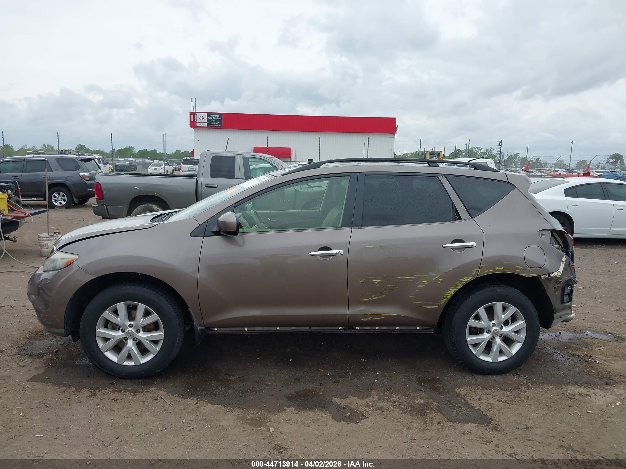 2014 Nissan Murano Sl Gold vin: JN8AZ1MW0EW511778