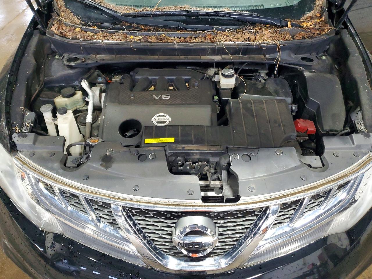 2014 Nissan Murano S Black vin: JN8AZ1MW0EW522778