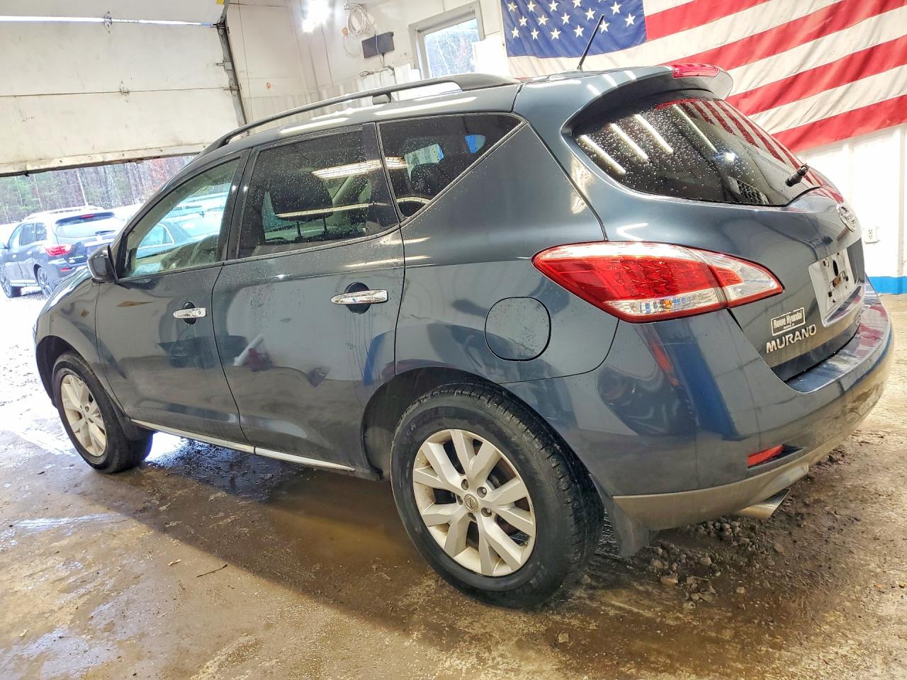 2014 Nissan Murano Sl Blue vin: JN8AZ1MW0EW525101