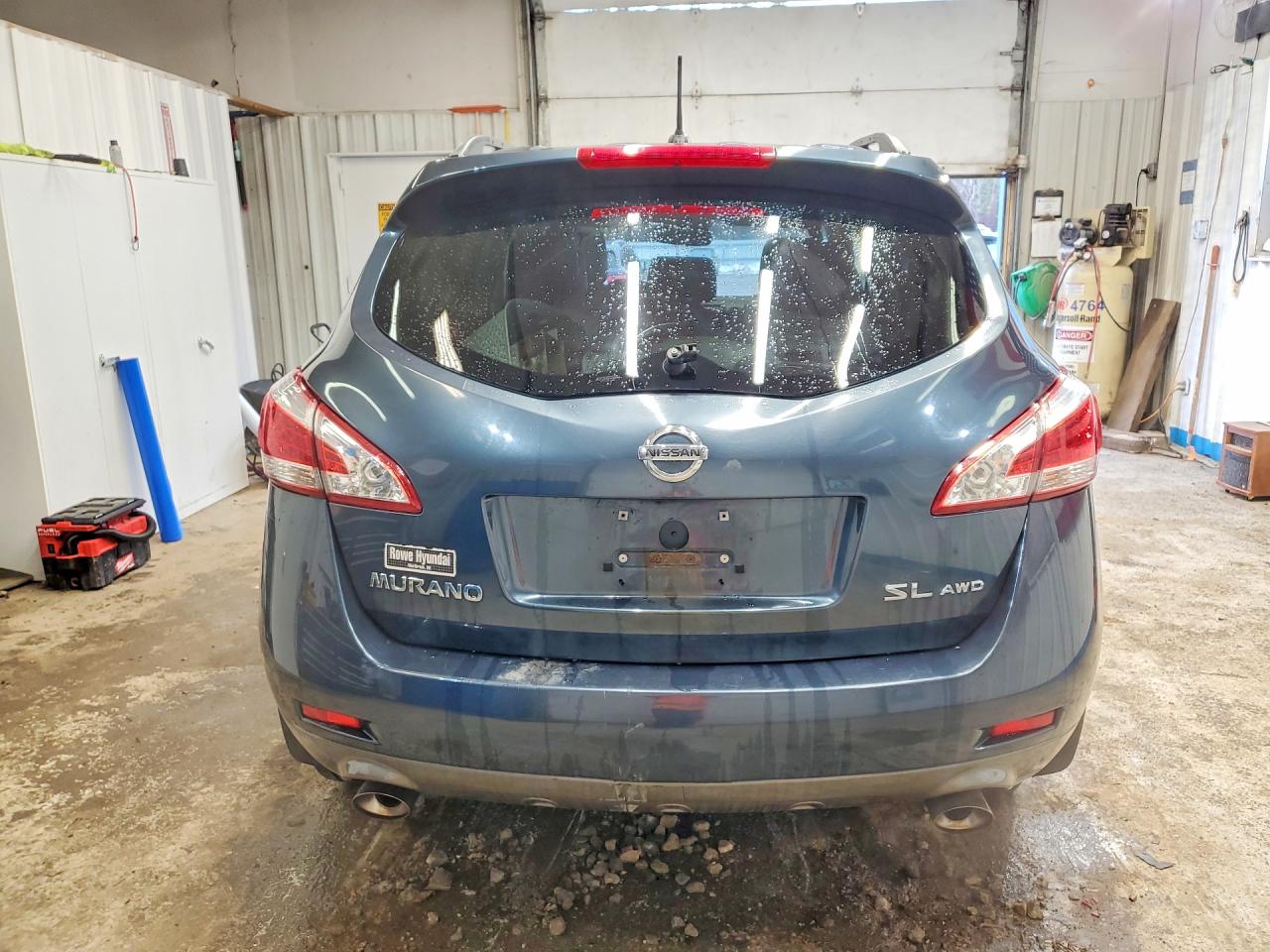 2014 Nissan Murano Sl Blue vin: JN8AZ1MW0EW525101