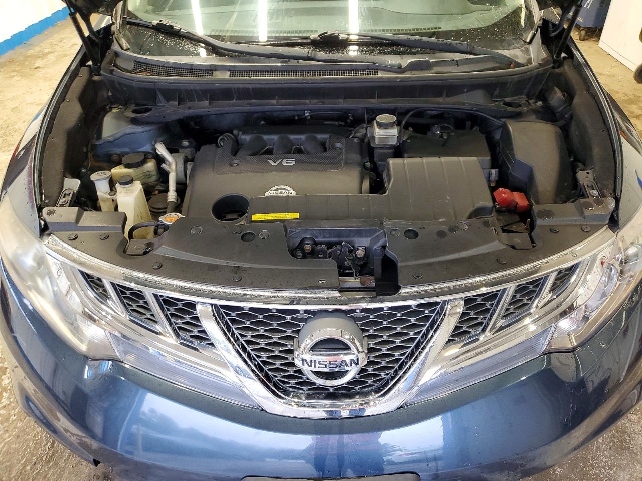 2014 Nissan Murano Sl Blue vin: JN8AZ1MW0EW525101