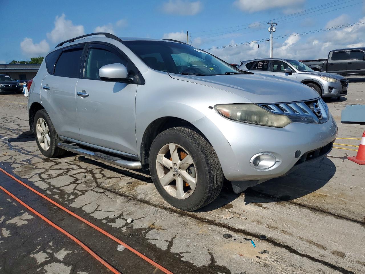 2010 Nissan Murano S Silver vin: JN8AZ1MW1AW106586