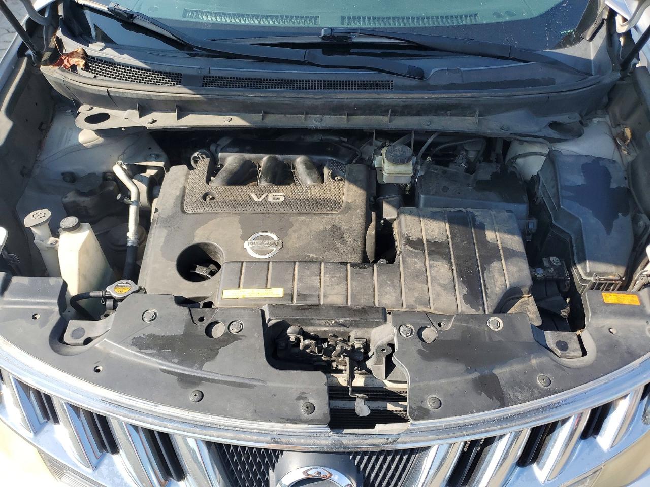 2010 Nissan Murano S Silver vin: JN8AZ1MW1AW106586