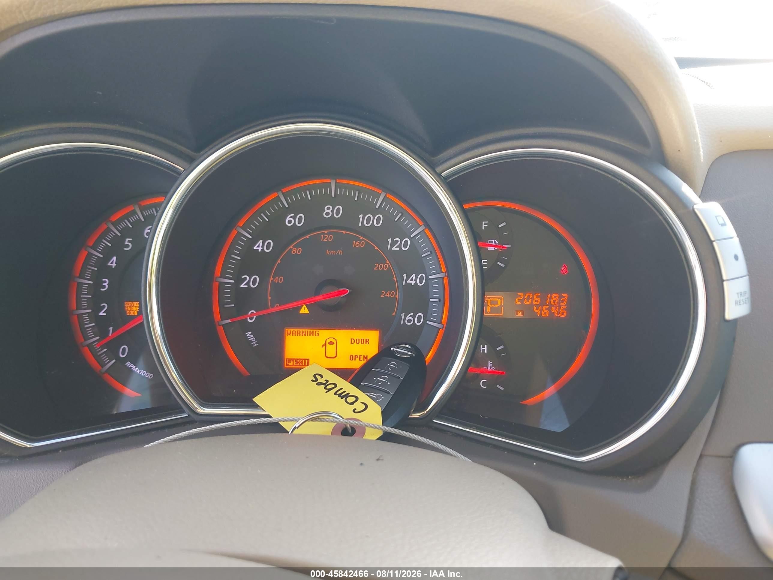 2010 Nissan Murano Le White vin: JN8AZ1MW1AW110170