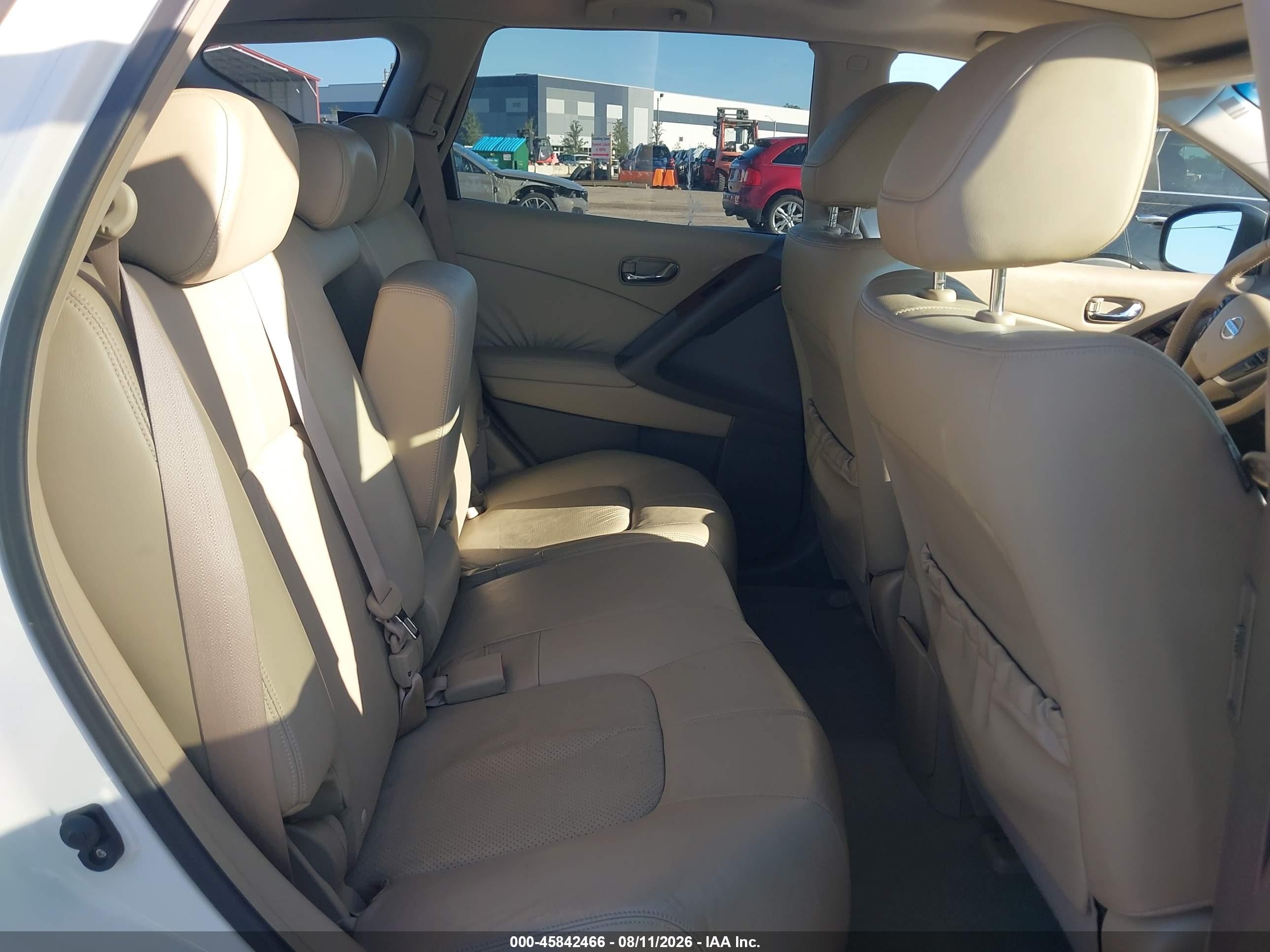 2010 Nissan Murano Le White vin: JN8AZ1MW1AW110170