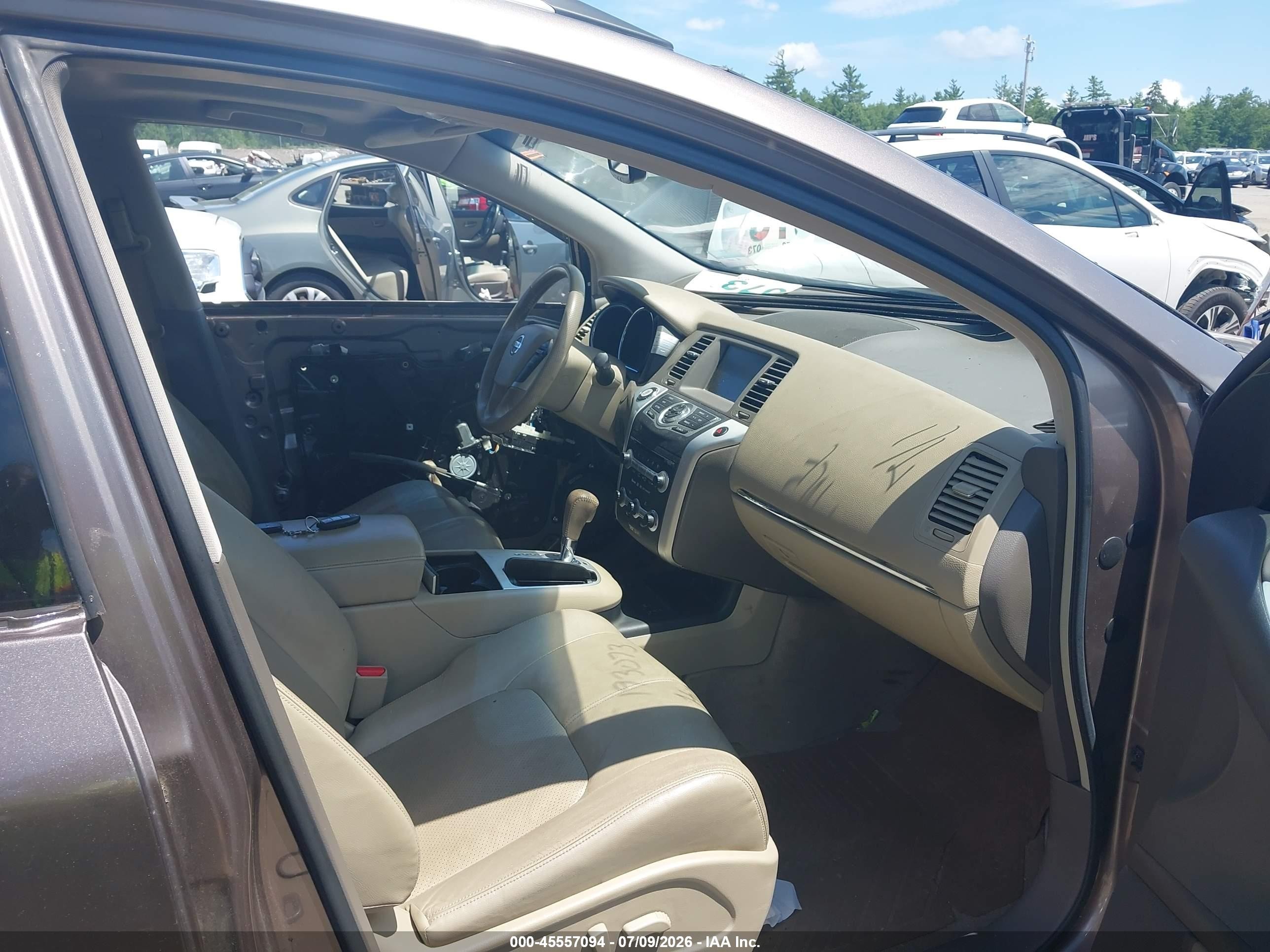 2010 Nissan Murano Sl Gold vin: JN8AZ1MW1AW137207