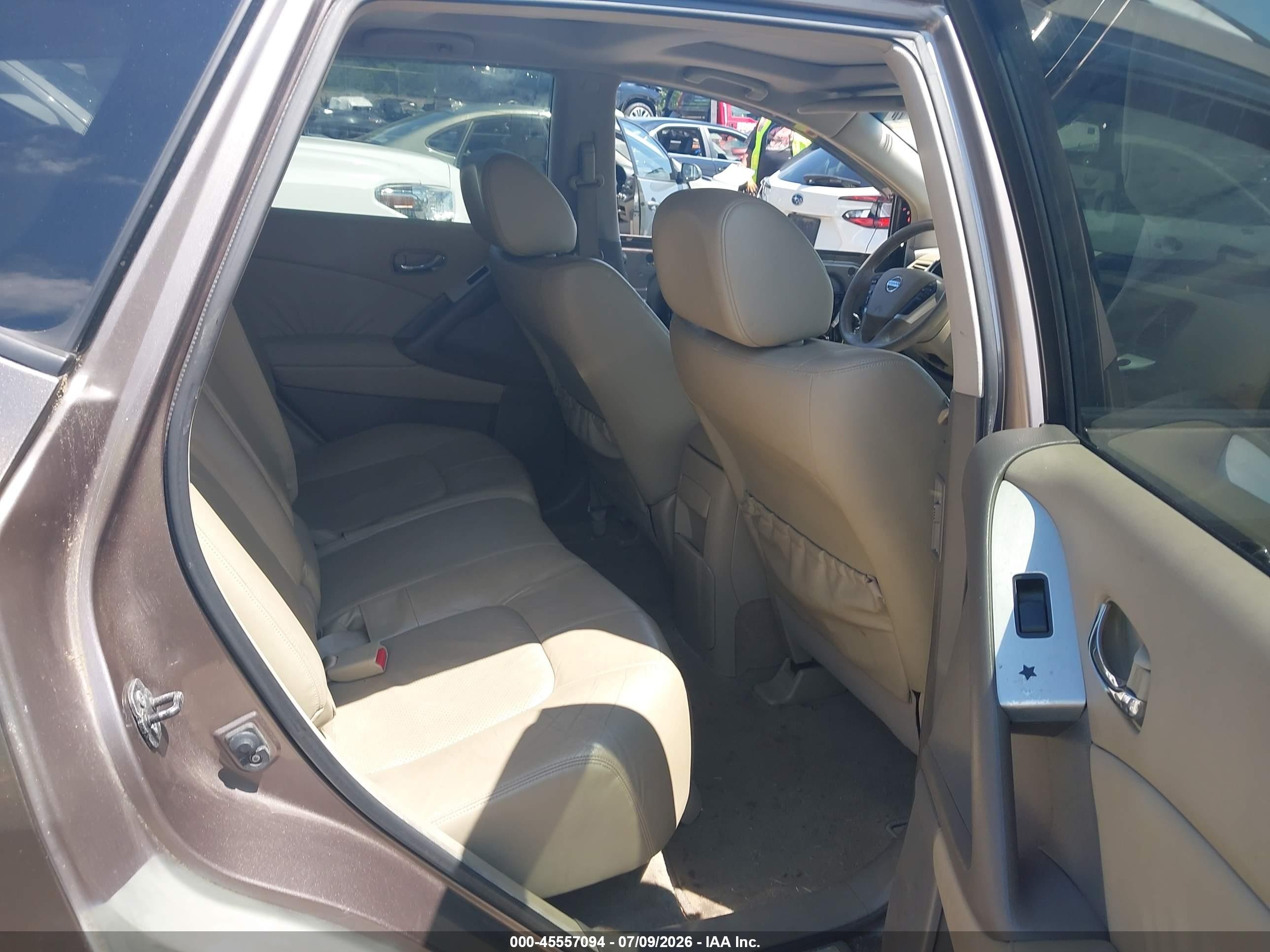 2010 Nissan Murano Sl Gold vin: JN8AZ1MW1AW137207