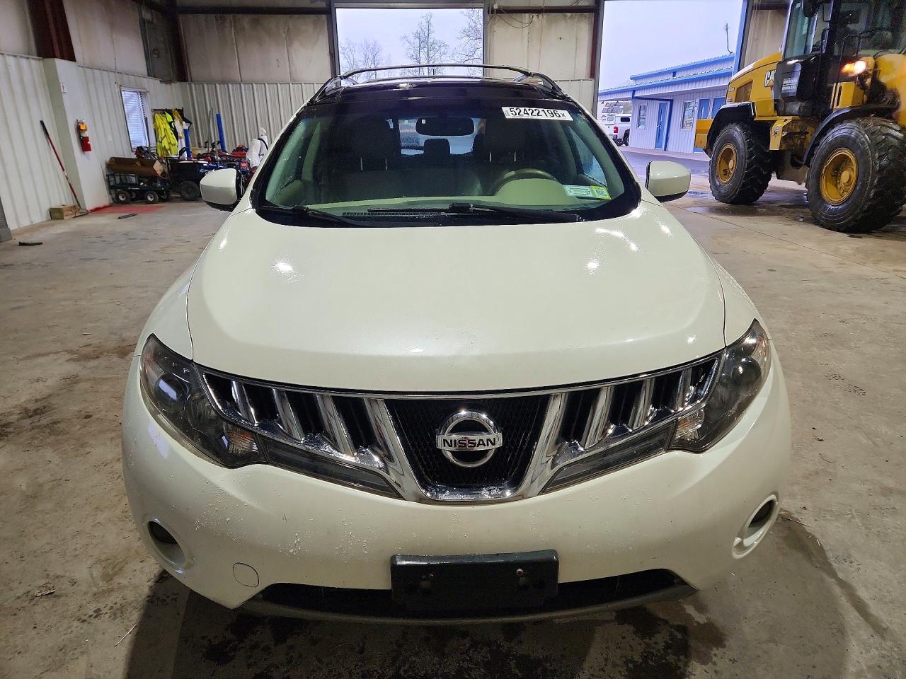 2010 Nissan Murano S White vin: JN8AZ1MW1AW139233
