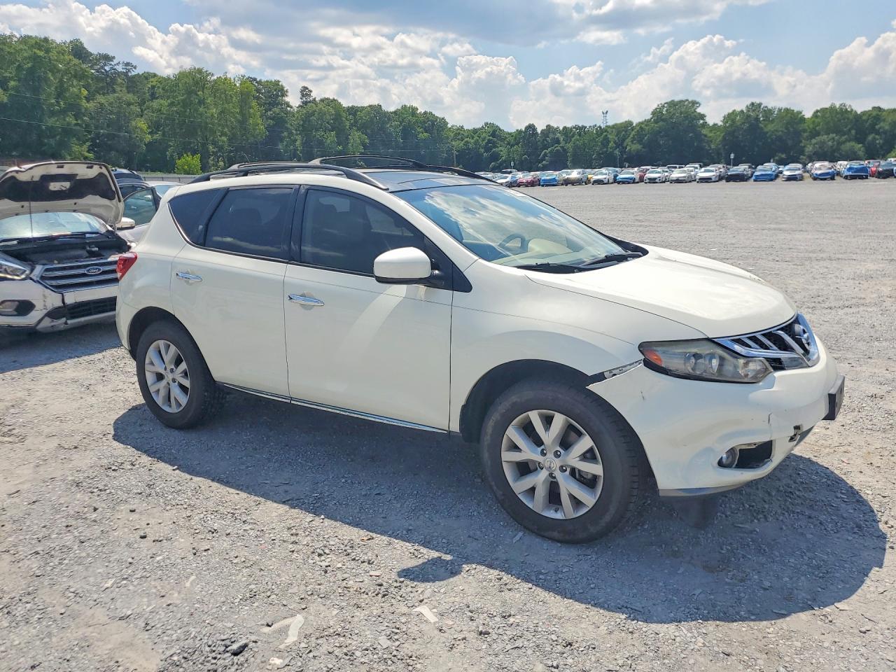 2011 Nissan Murano S/sl/le White vin: JN8AZ1MW1BW173335